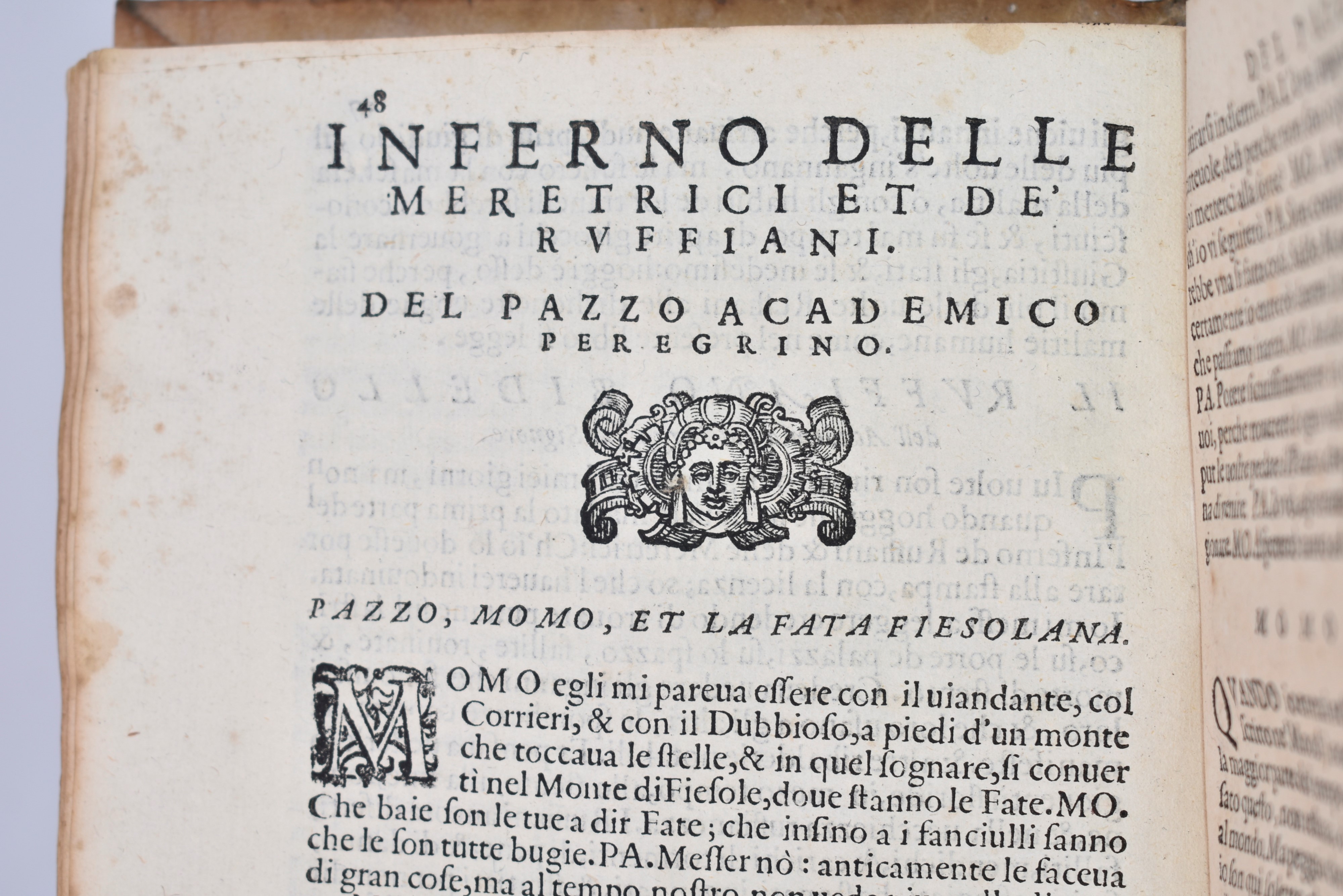 Doni, Anton Francesco Mondi Celesti Terrestri Et Infernali. De gli Accademici Pellegrini. Espurga...