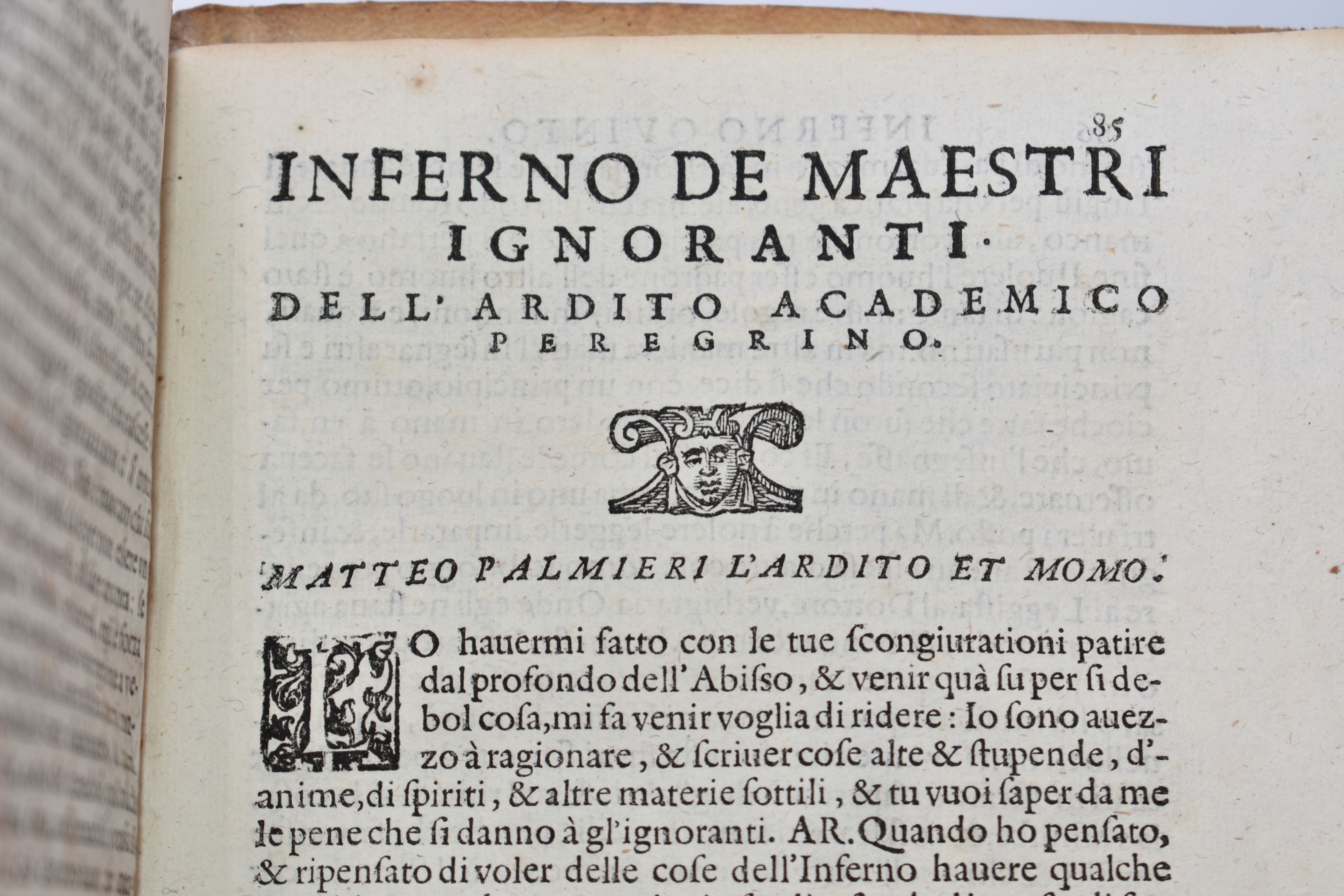 Doni, Anton Francesco Mondi Celesti Terrestri Et Infernali. De gli Accademici Pellegrini. Espurga...