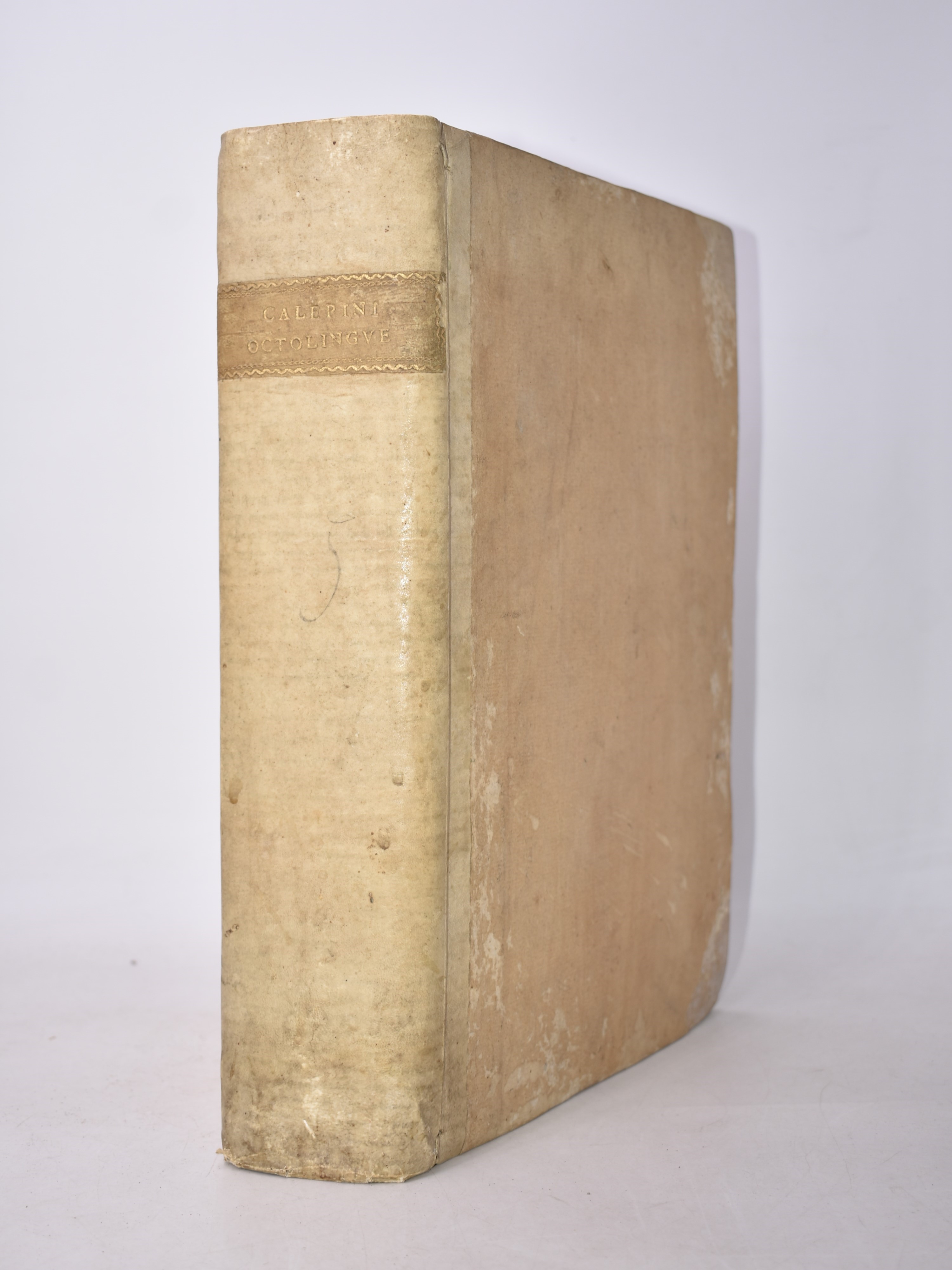 Calepino, Ambrogio Ambrosii Calepini Dictionarium Octolingue, in Quo Latinis Dictionibus Hebraeae...
