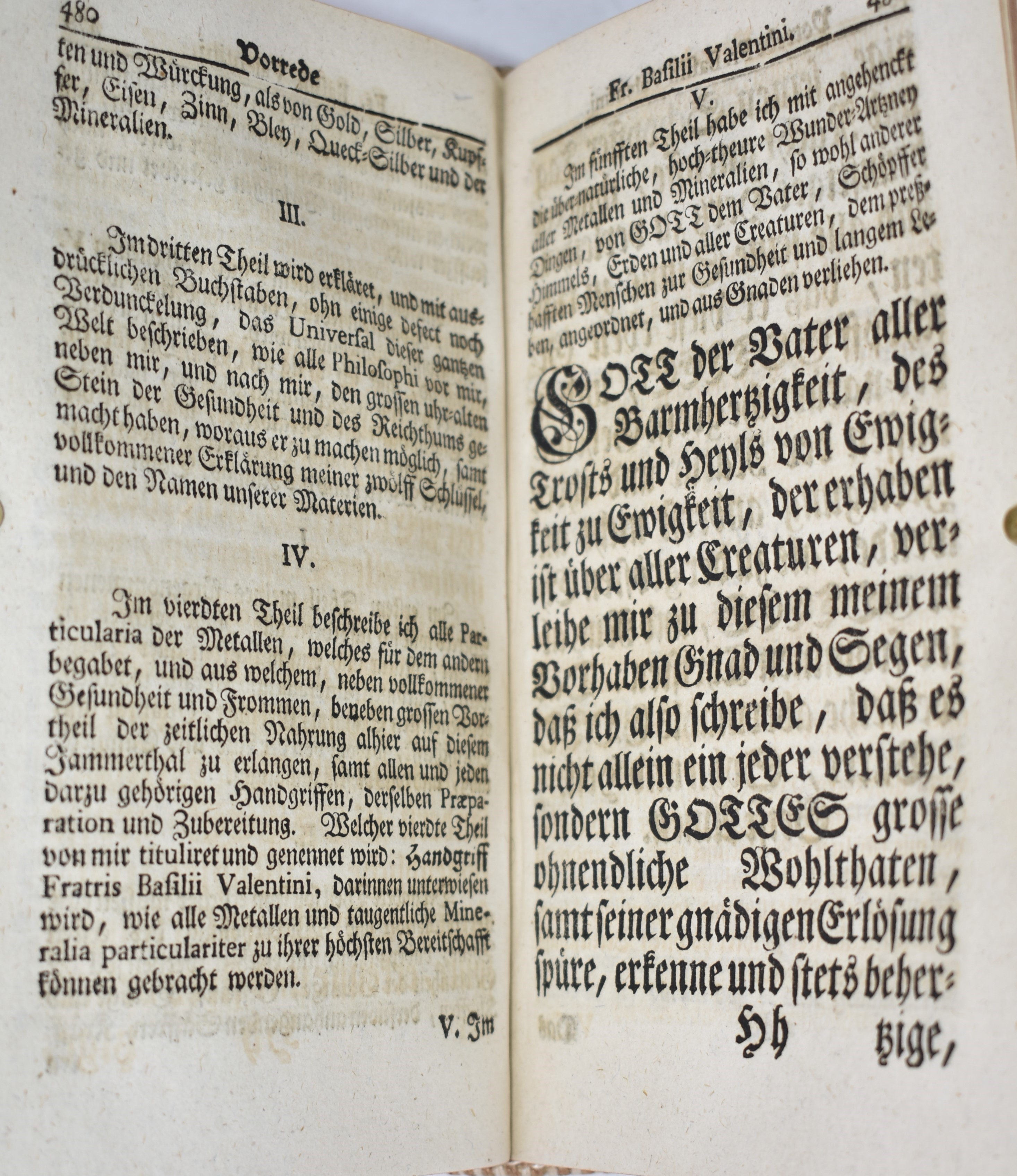 Basilius Valentinus (basilio Valentino) Fr. Basilii Valentini, Ordin, Benedict. Chymische Schrift...