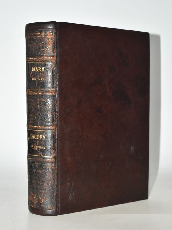 Marx, Karl IL CAPITALE. CRITICA DELL’ECONOMIA POLITICA. [BIBLIOTECA DELL'ECONOMISTA: RACCOLTA DELLE PIÙ PREGIATE OPERE MODERNE ITALIANE E STRANIERE DI ECONOMIA POLITICA, VOL. 9, P. 2. Torino, 1886, Unione Tipografico-Editrice.