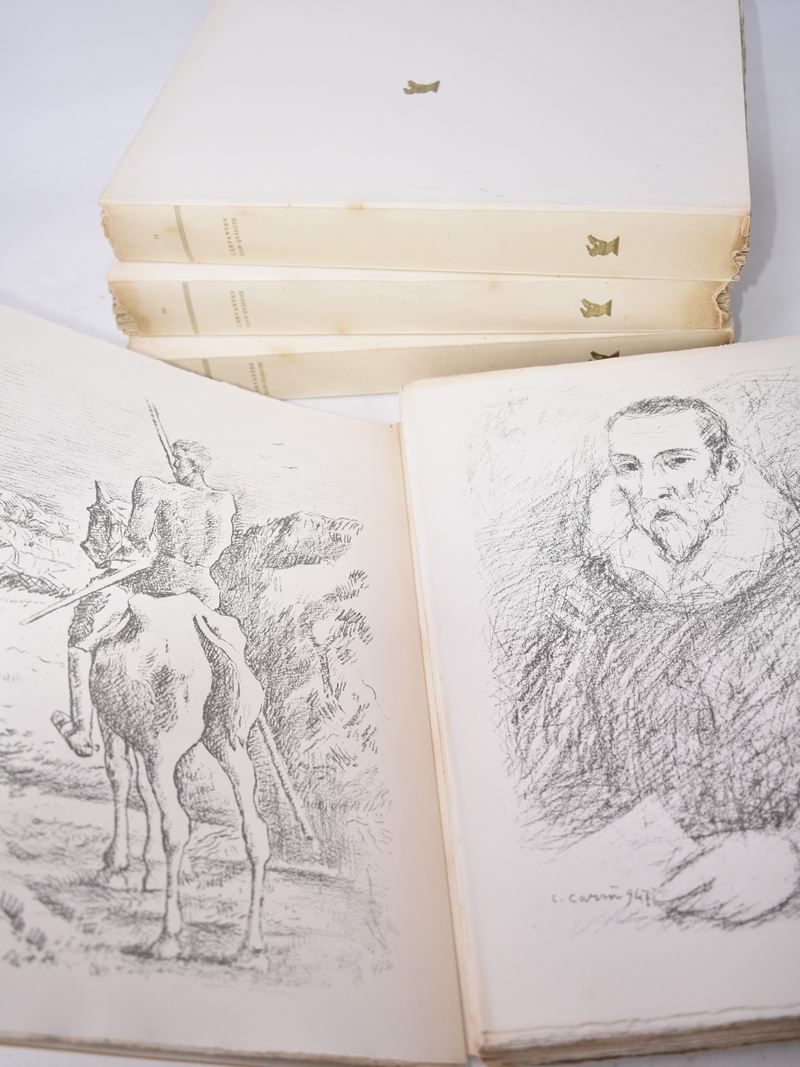 Miguel de Cervantes Saavedra, Don Chisciotte della Mancia. Illustrazioni di Carlo Carrà