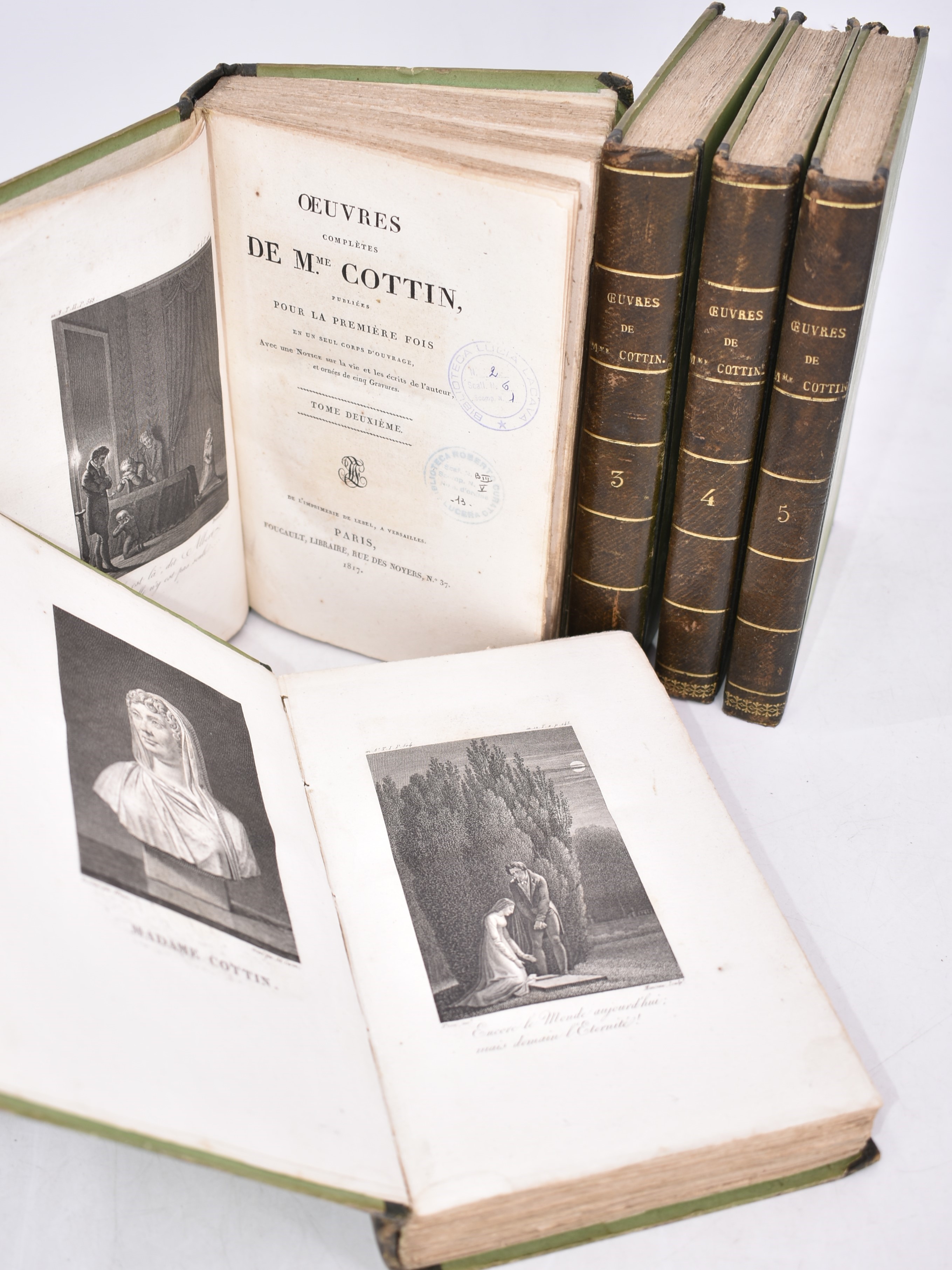 Cottin, Sophie Oeuvres Complètes De Mme Cottin [texte Imprimé], Publiées Pour la Première Fois En...