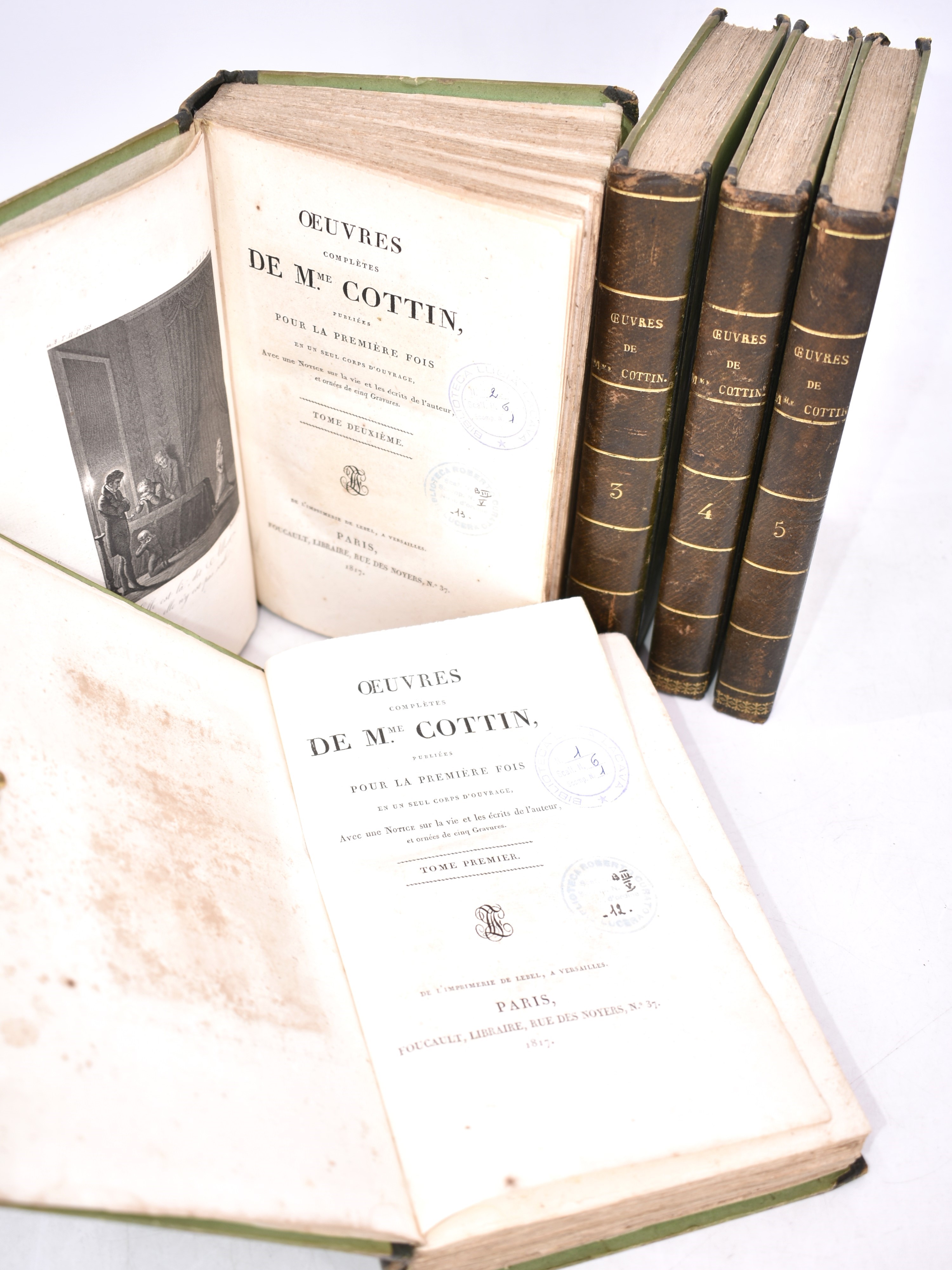 Cottin, Sophie Oeuvres Complètes De Mme Cottin [texte Imprimé], Publiées Pour la Première Fois En...
