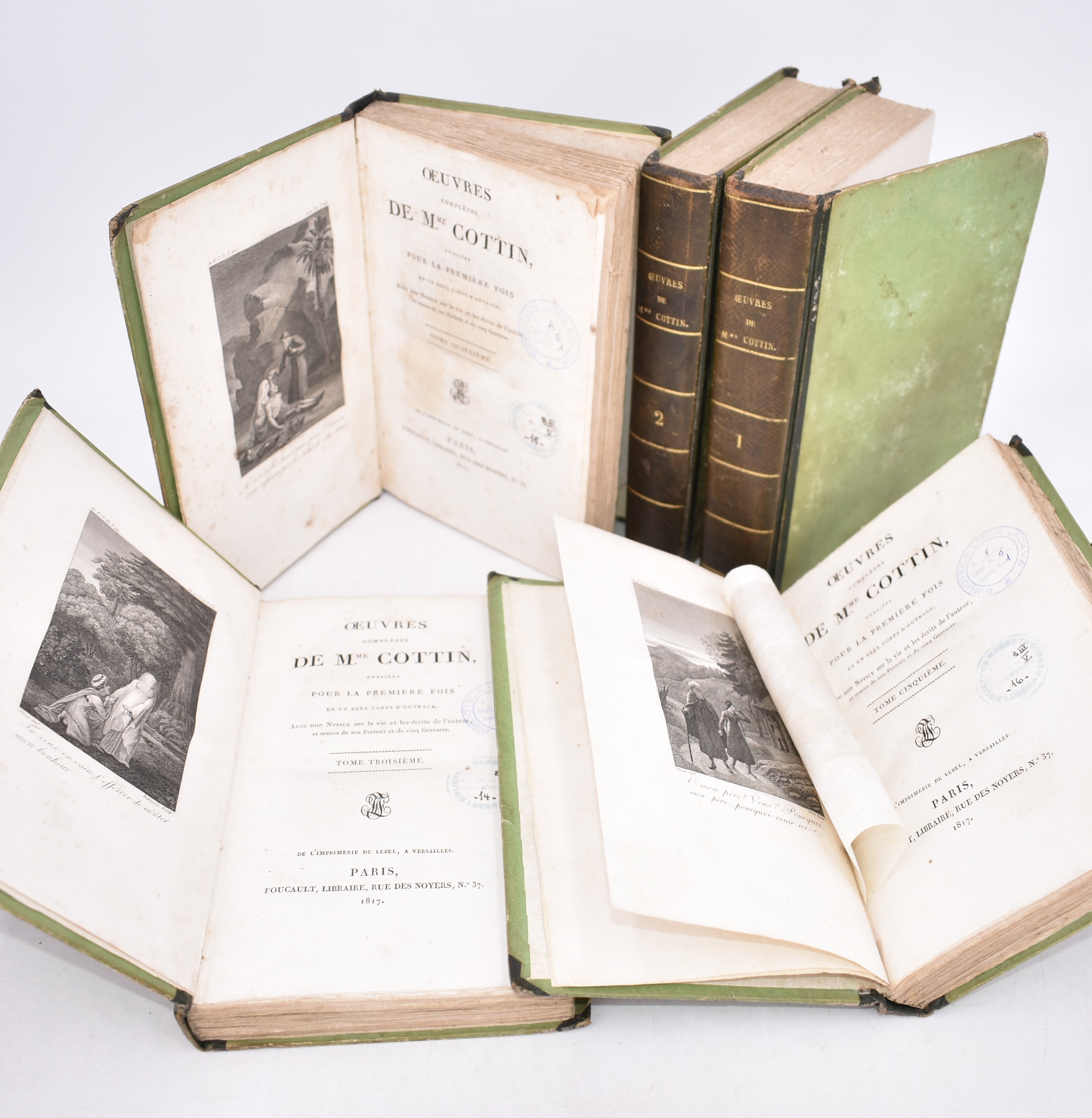 Cottin, Sophie Oeuvres Complètes De Mme Cottin [texte Imprimé], Publiées Pour la Première Fois En...