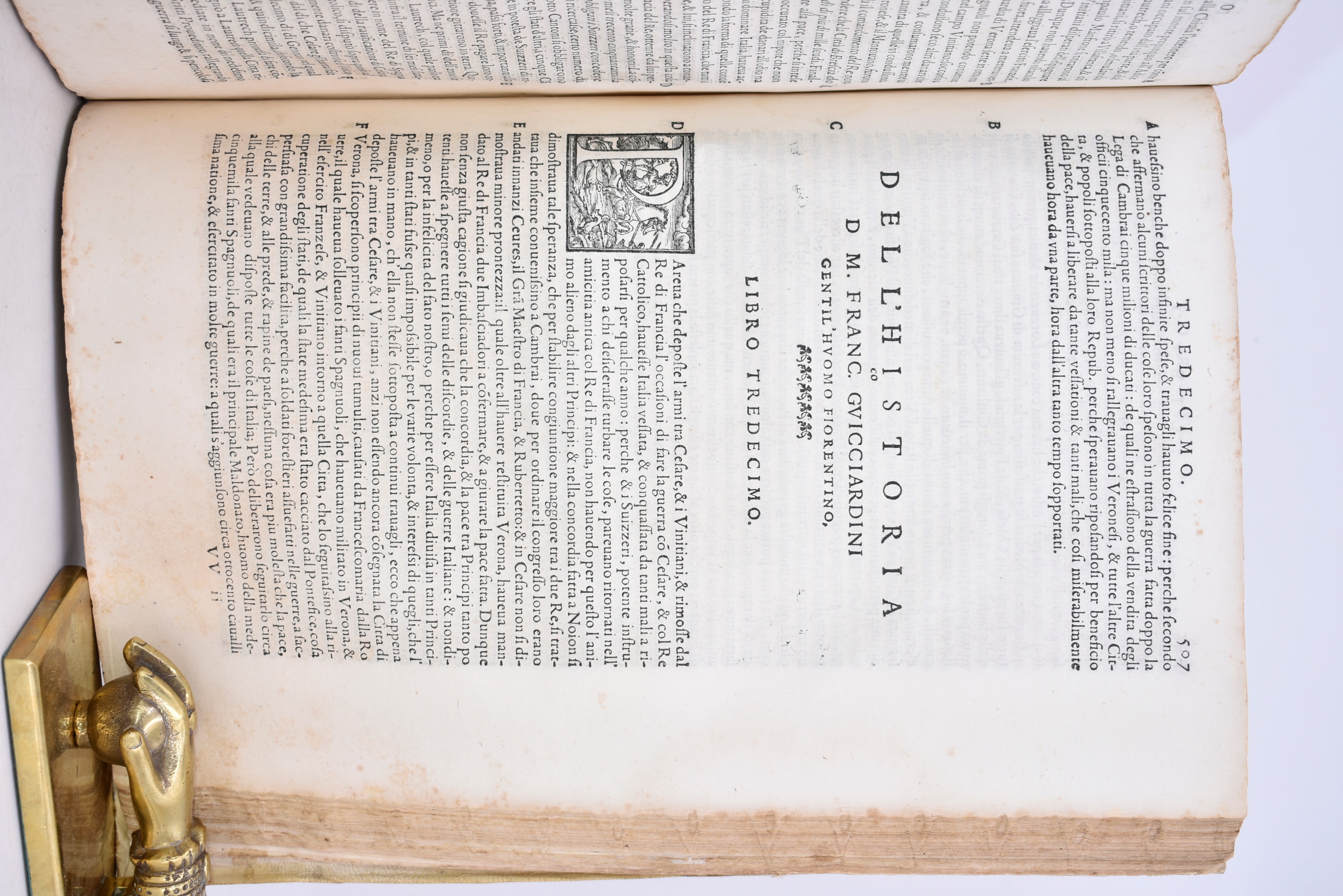 Guicciardini, Francesco : la Historia di Italia di M. Francesco Guicciardini Gentil'huomo Fiorent...