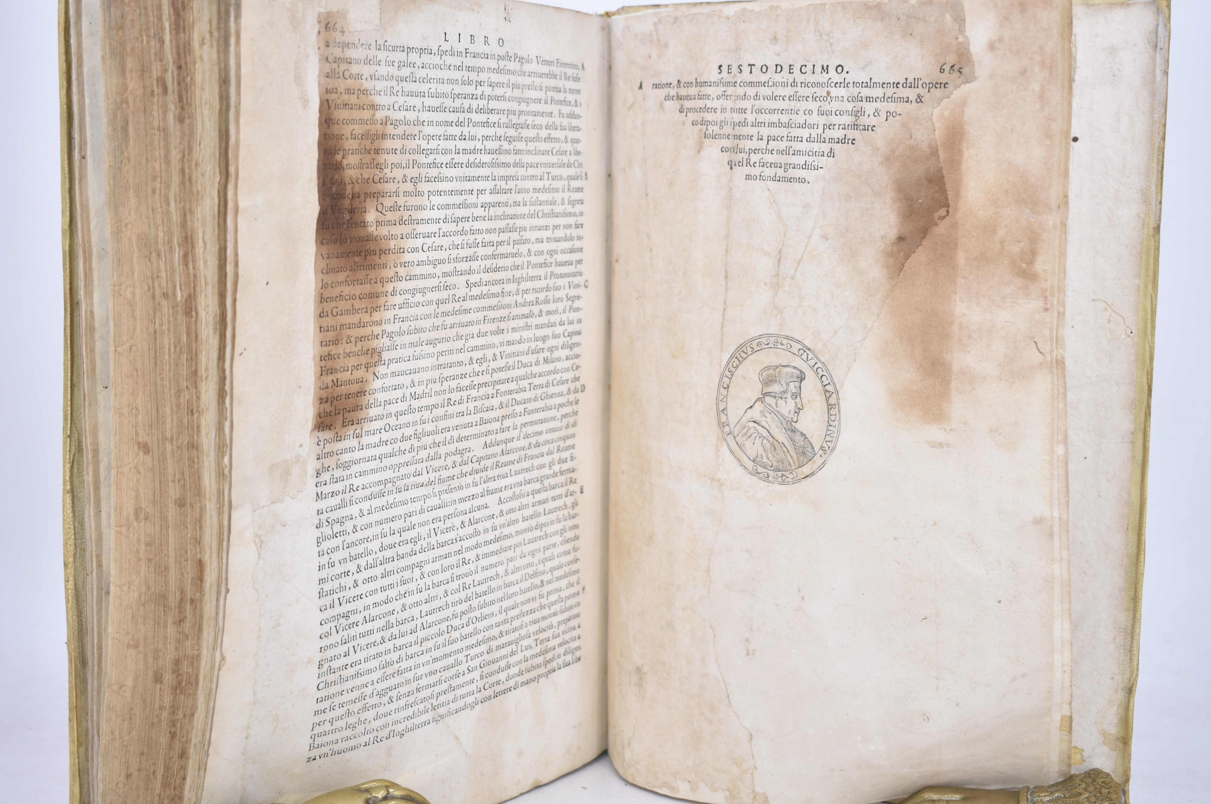 Guicciardini, Francesco : la Historia di Italia di M. Francesco Guicciardini Gentil'huomo Fiorent...