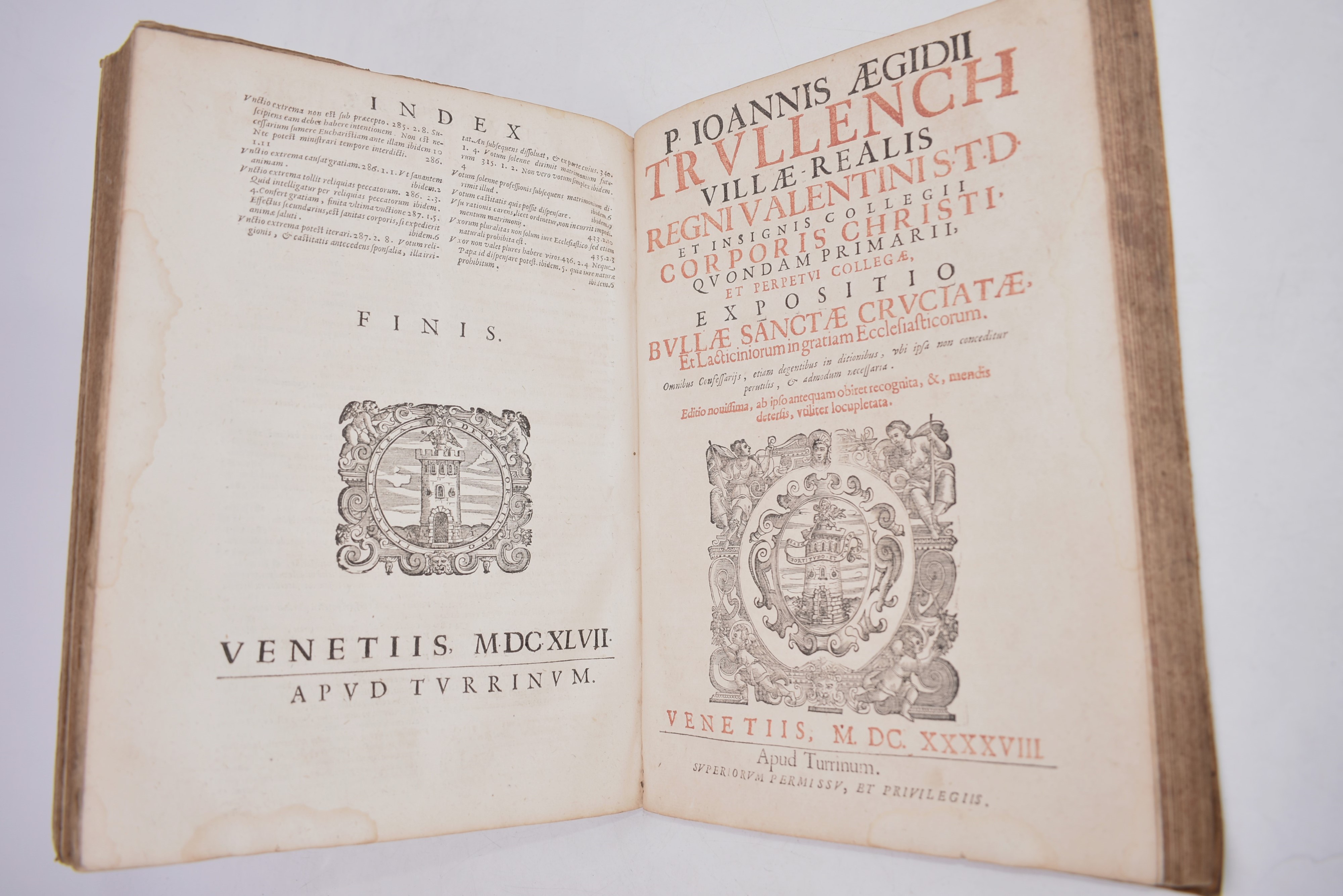 Trullench, Juan Gil Ioannis Aegidii Trullench ... Praxis Sacramentorum ... Cui in Hac Prima Venet...