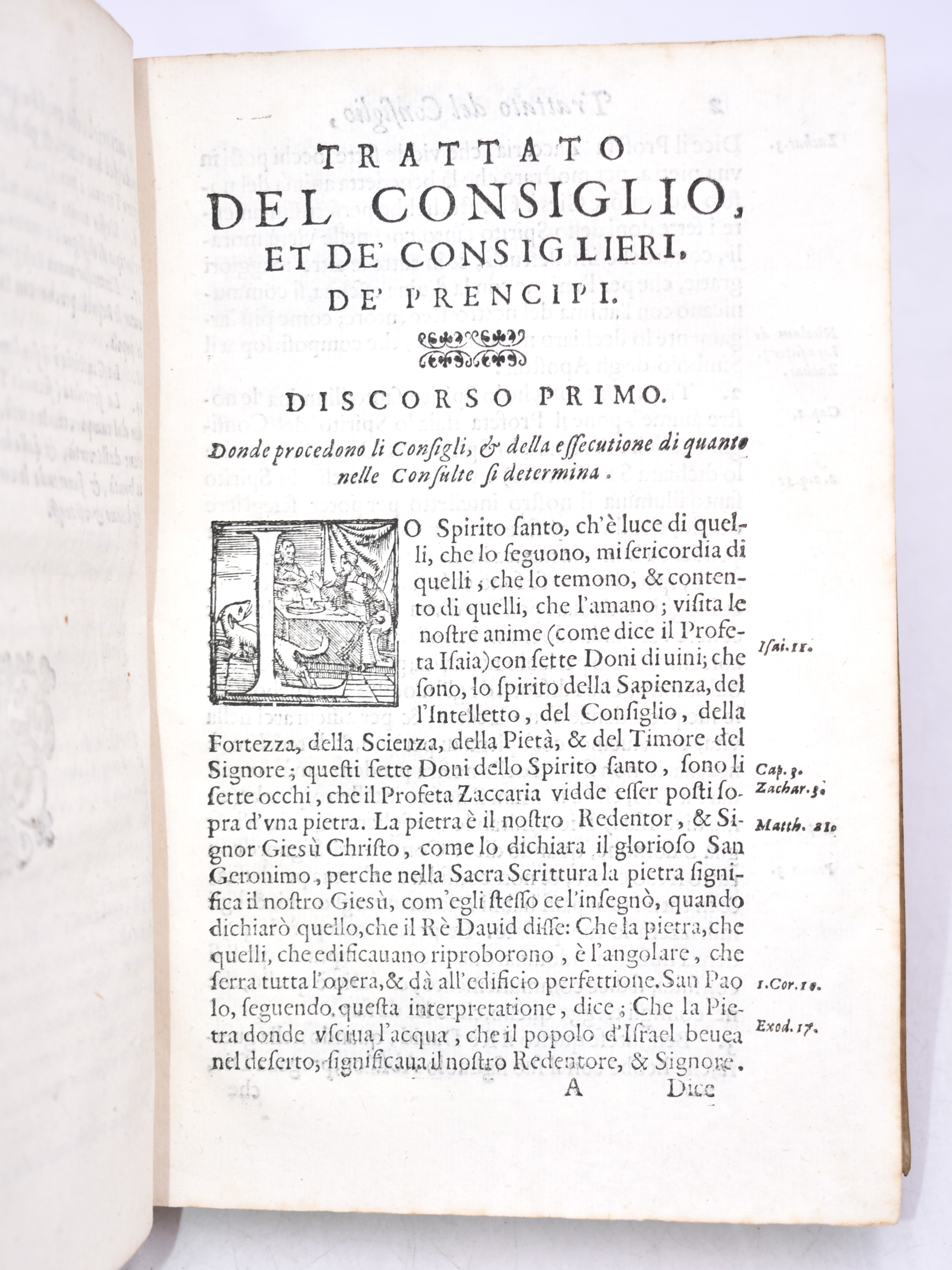 Filippe, Bartholomaeu / Valentino, Giulio Cesare : Trattato del Conseglio, Et De' Conseglieri De'...