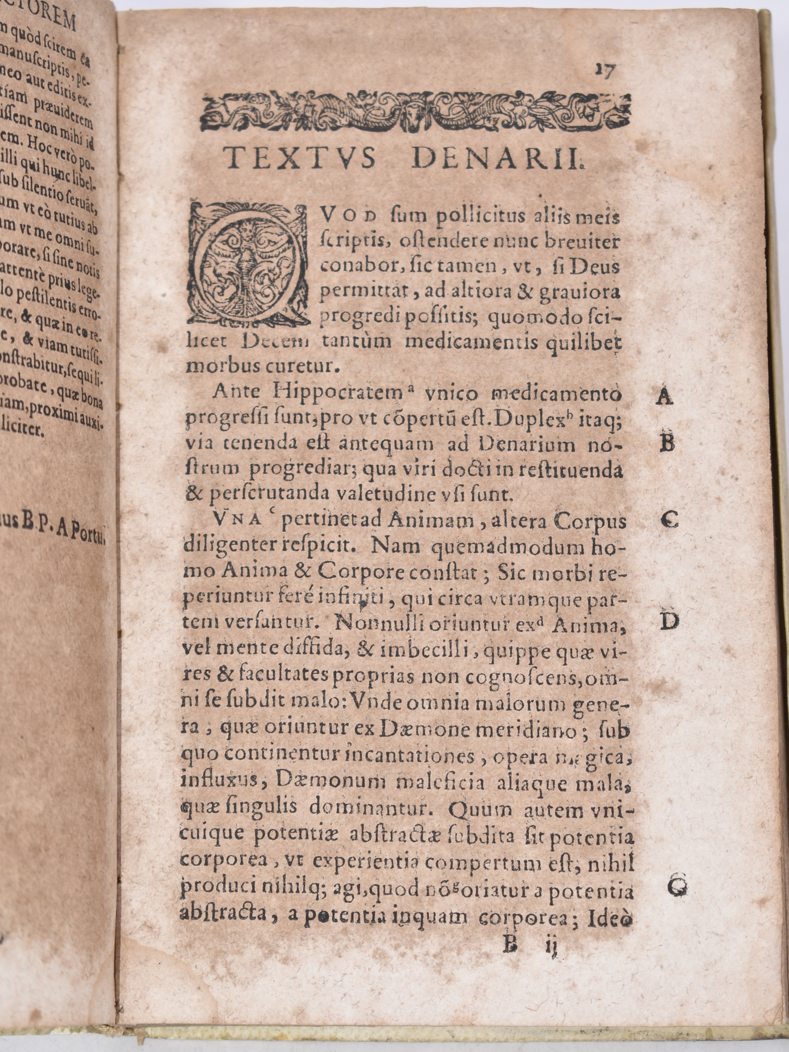 Penot, Bernard Georges : BERNARDI PENOTI A PORTU S. MARIAE AQUITANI, DE DENARIO MEDICO, QUO DECEM...