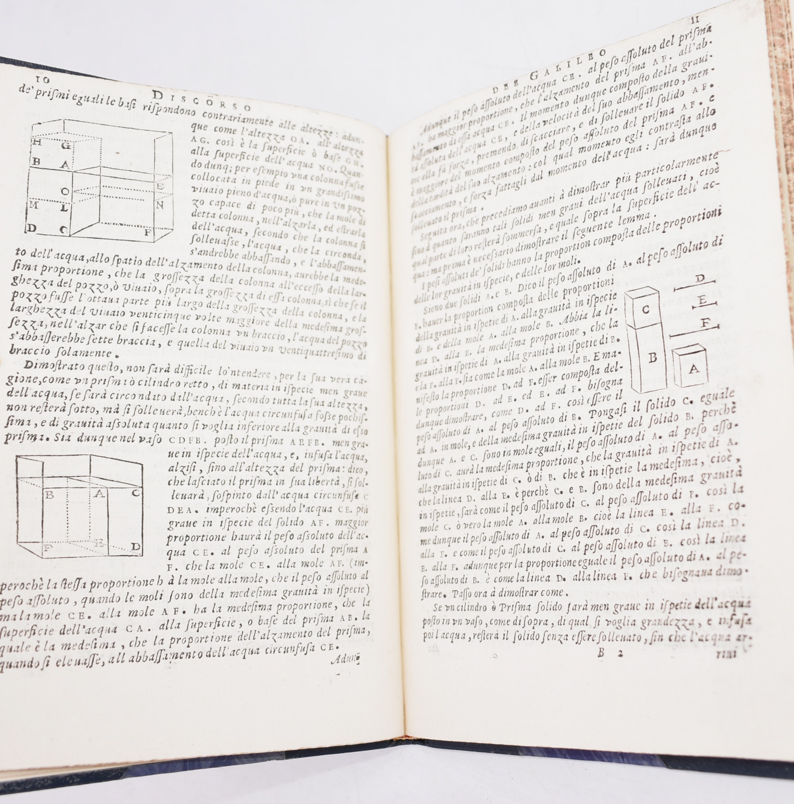 Galilei, Galileo DISCORSO AL SERENISSIMO DON COSIMO 2. GRAN DUCA DI TOSCANA, INTORNO ALLE COSE, C...