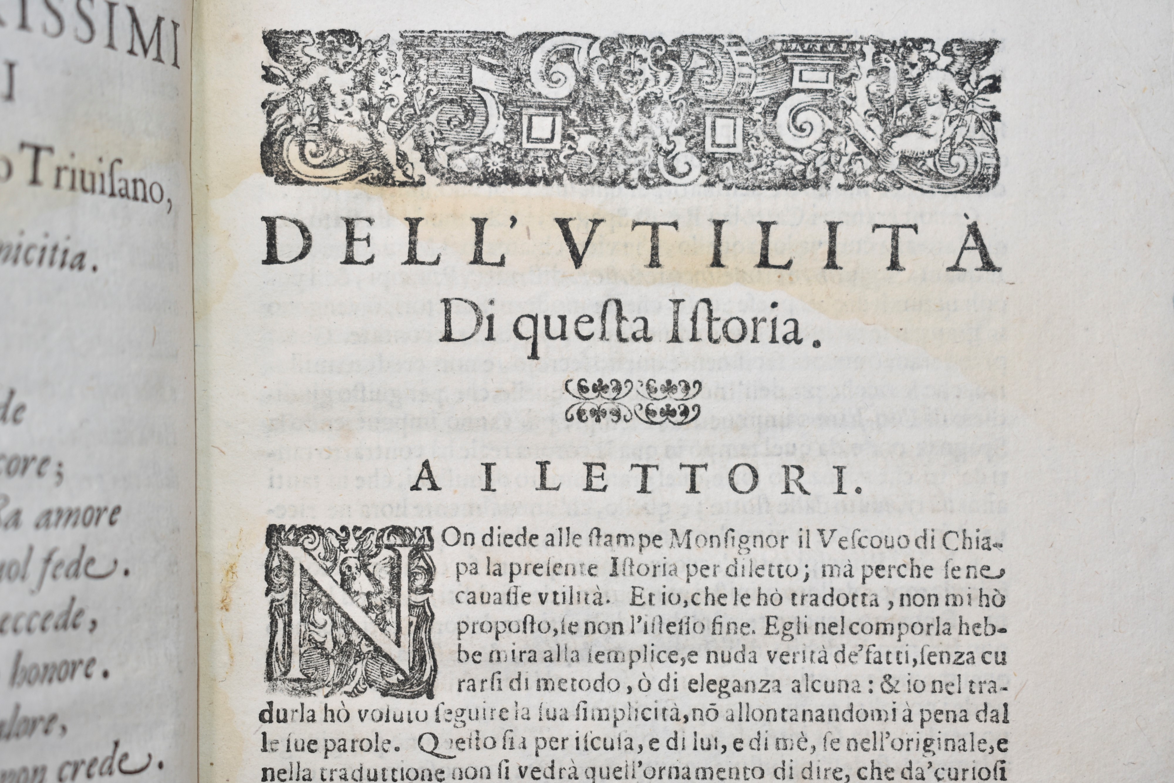 Casas, Bartolomé De Las Istoria, o Brevissima Relatione della Distruttione Dell'indie Occidentali...
