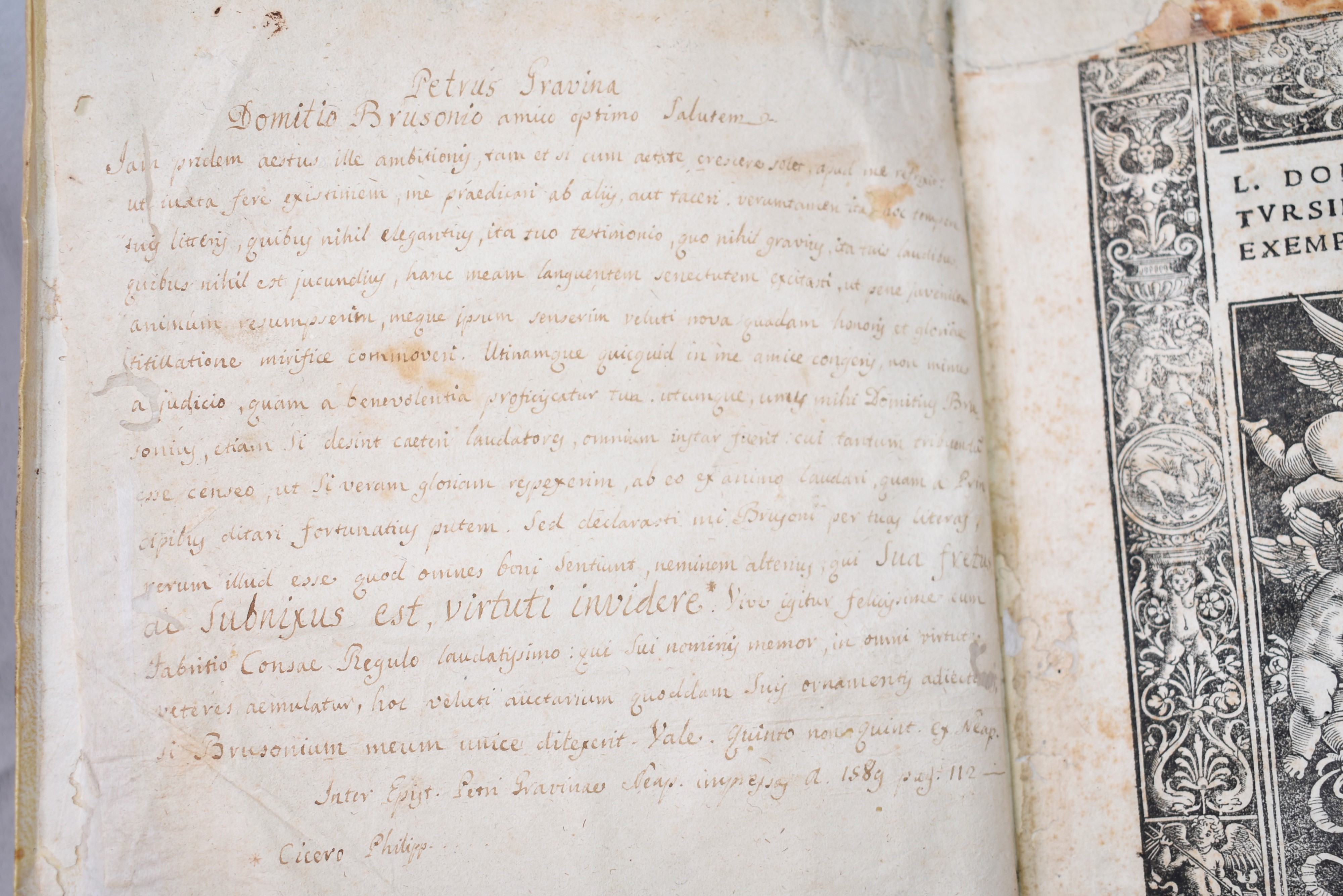Brusoni, Lucius Domitius: Facetiarum Exemplorumque, Libri VII. Impressum Romae, 1518, per Iacobum...