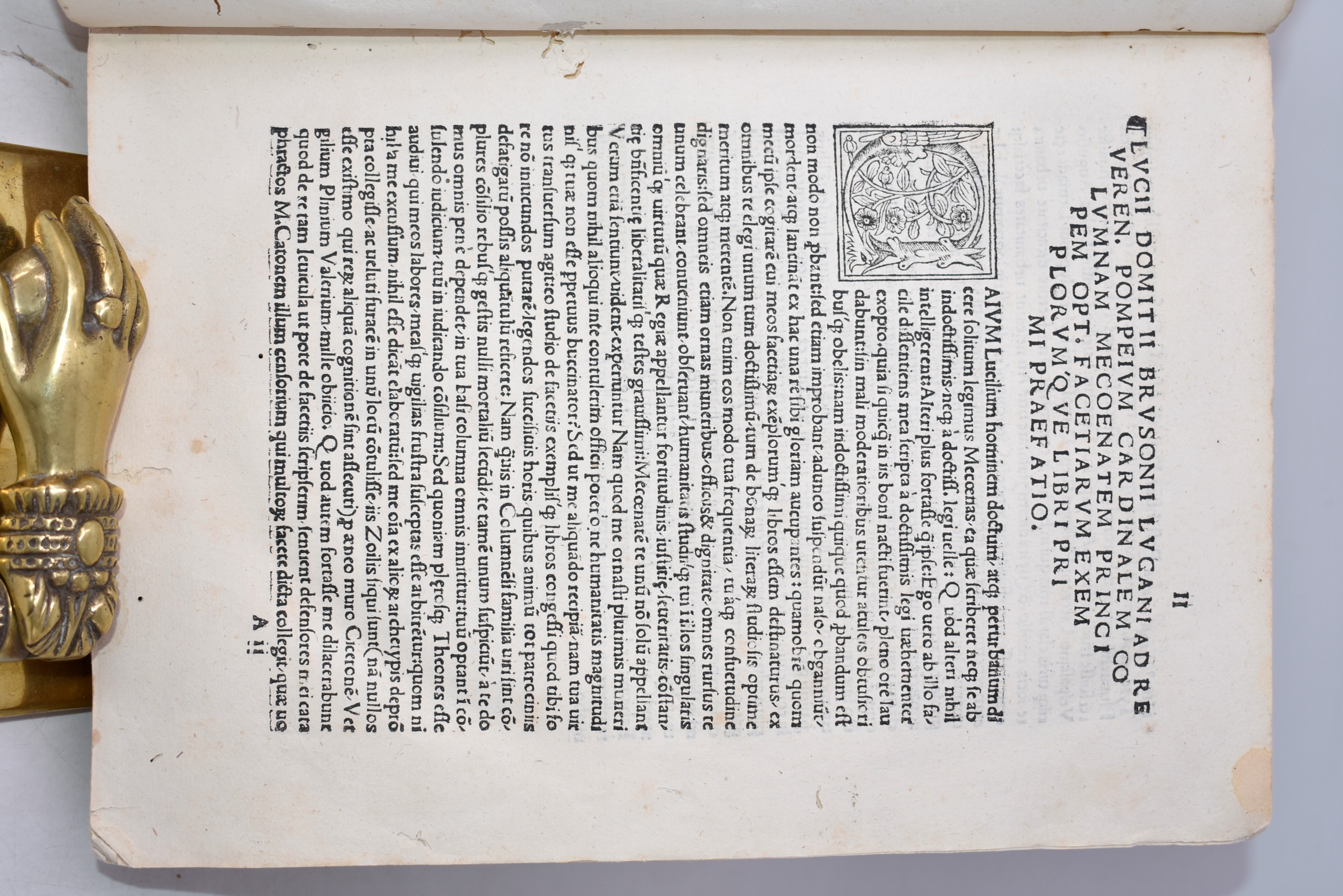 Brusoni, Lucius Domitius: Facetiarum Exemplorumque, Libri VII. Impressum Romae, 1518, per Iacobum...