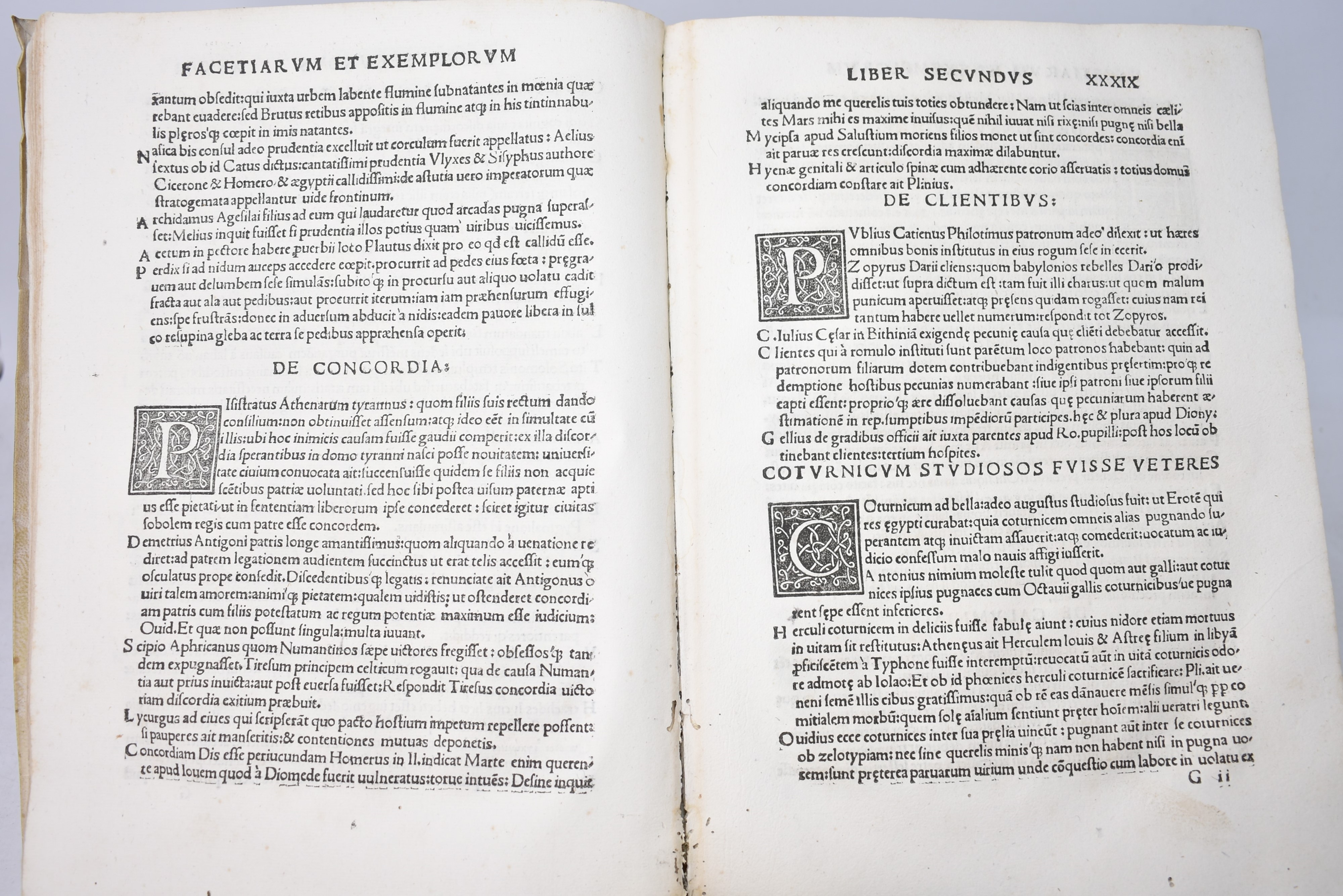 Brusoni, Lucius Domitius: Facetiarum Exemplorumque, Libri VII. Impressum Romae, 1518, per Iacobum...