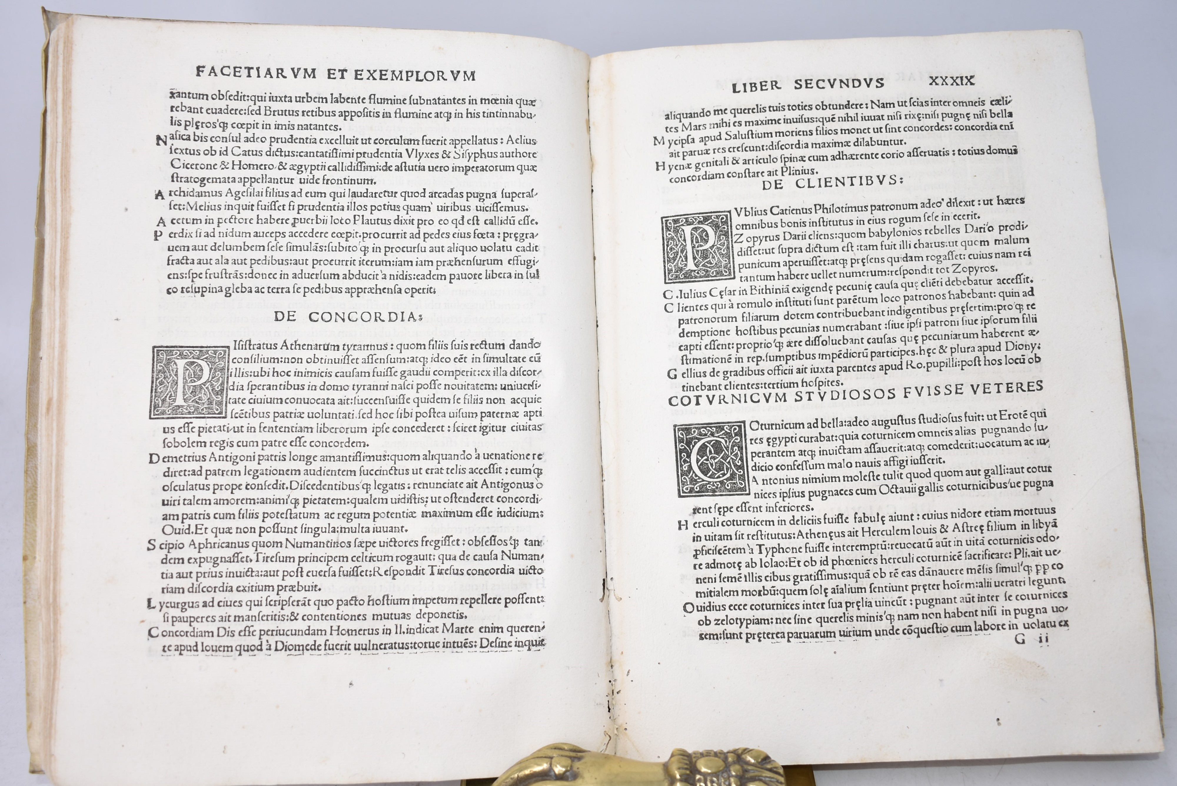 Brusoni, Lucius Domitius: Facetiarum Exemplorumque, Libri VII. Impressum Romae, 1518, per Iacobum...
