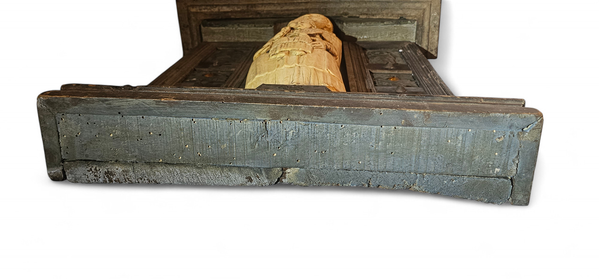 Madonna con Bambino in avorio in stile Romanico Bizantino