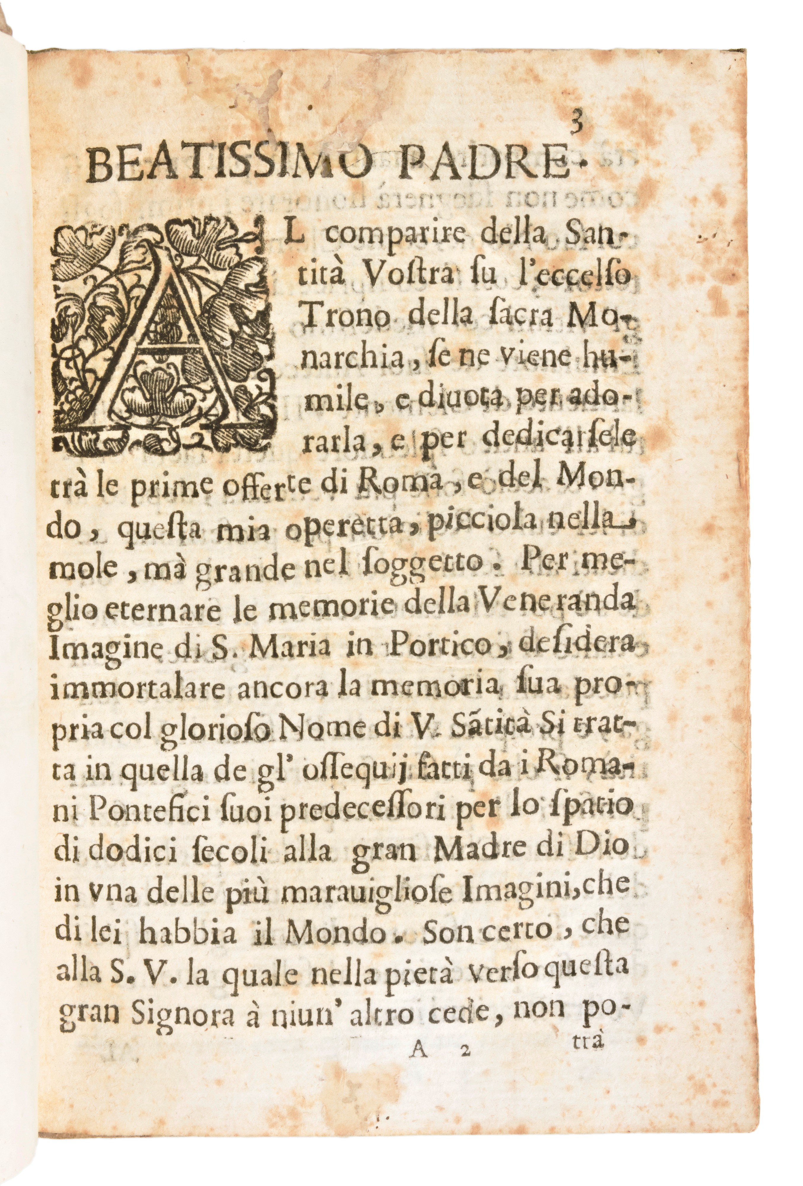 [ROMA] Domenichi Cesare : Della Inondazione del Tevere e del suo rimedio Roma 1609 Editore : In R...