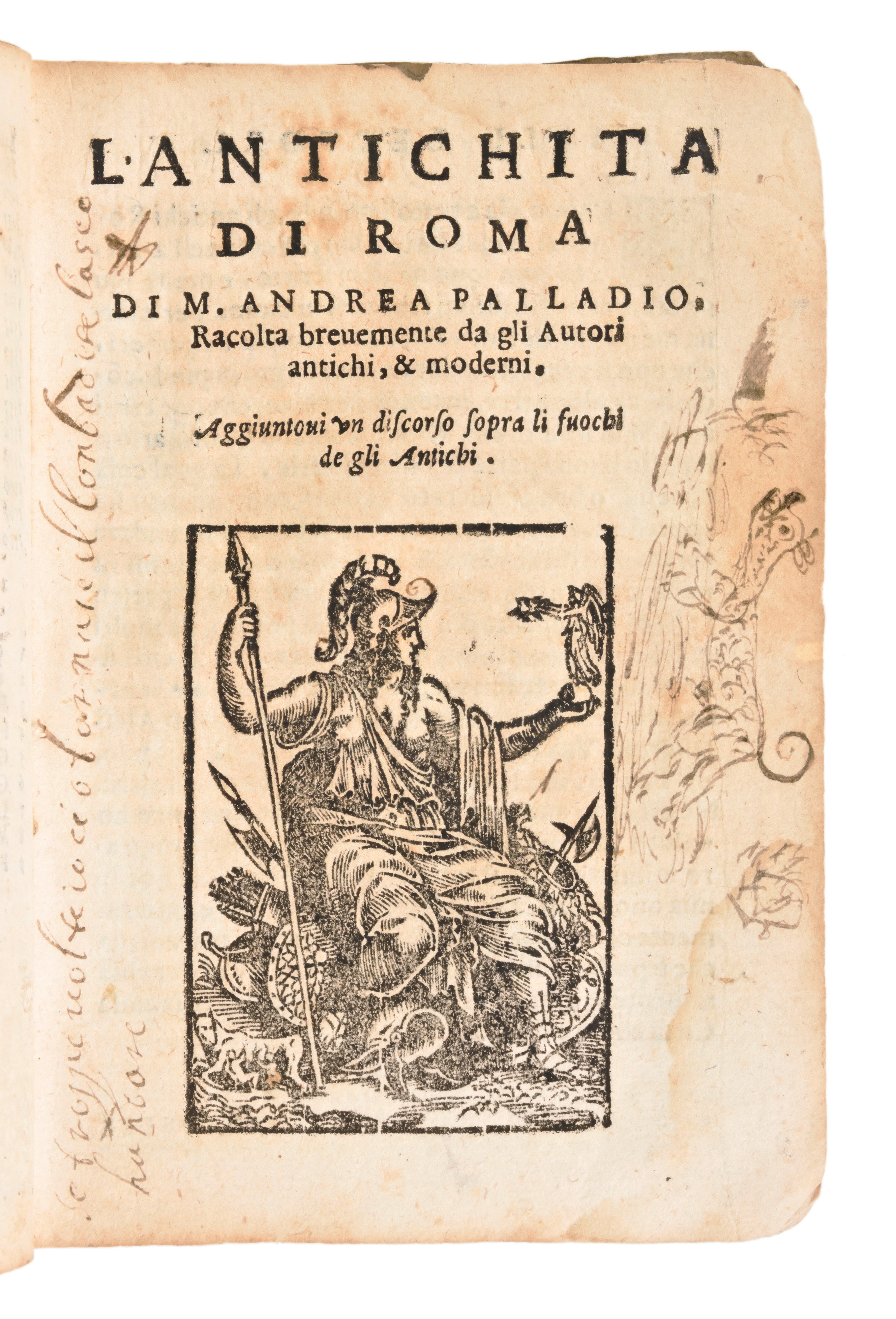 [ Roma ] Palladio, Andrea : le Cose Meravigliose Dell’alma Città di Roma – in Roma 1575