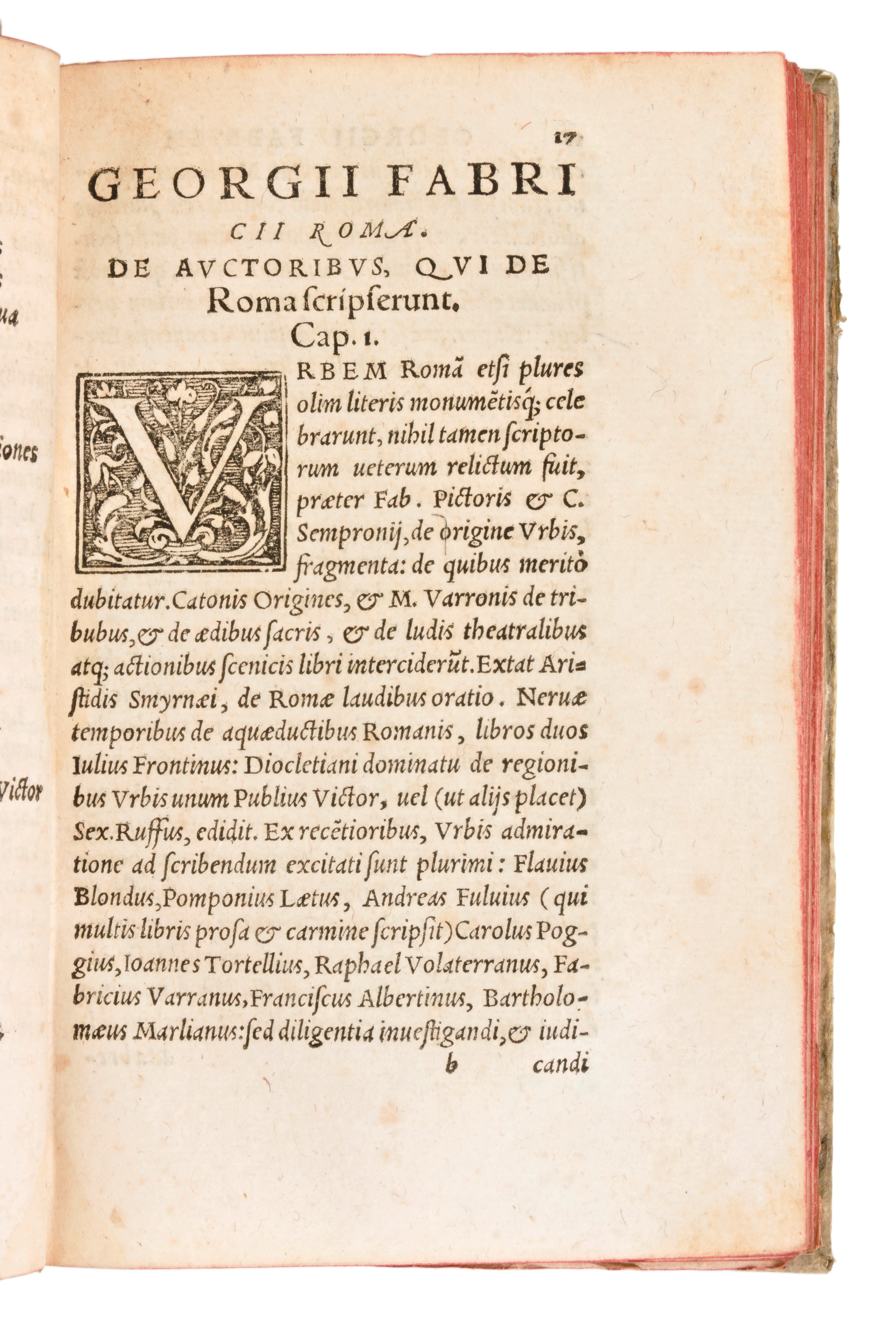 [ Roma ] Georgii Fabricii Chemnicensis Roma Antiquitatum Libri Duo : Ex Aere, Marmoribus, Membran...