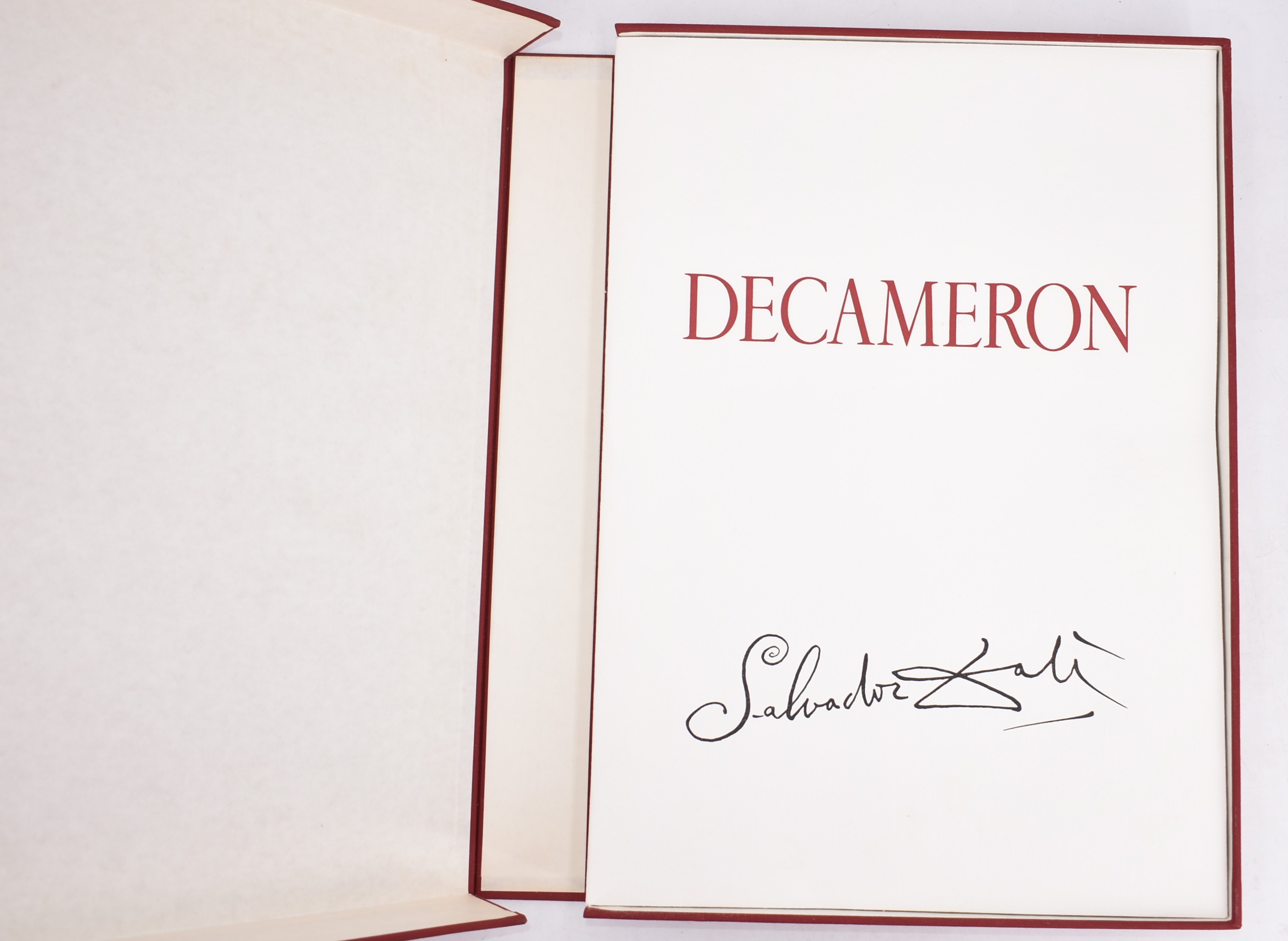 [libro D'artista] Dalì, Salvador & Boccaccio, Giovanni : "decameron" Paris, Michèle Broutta Et Pa...