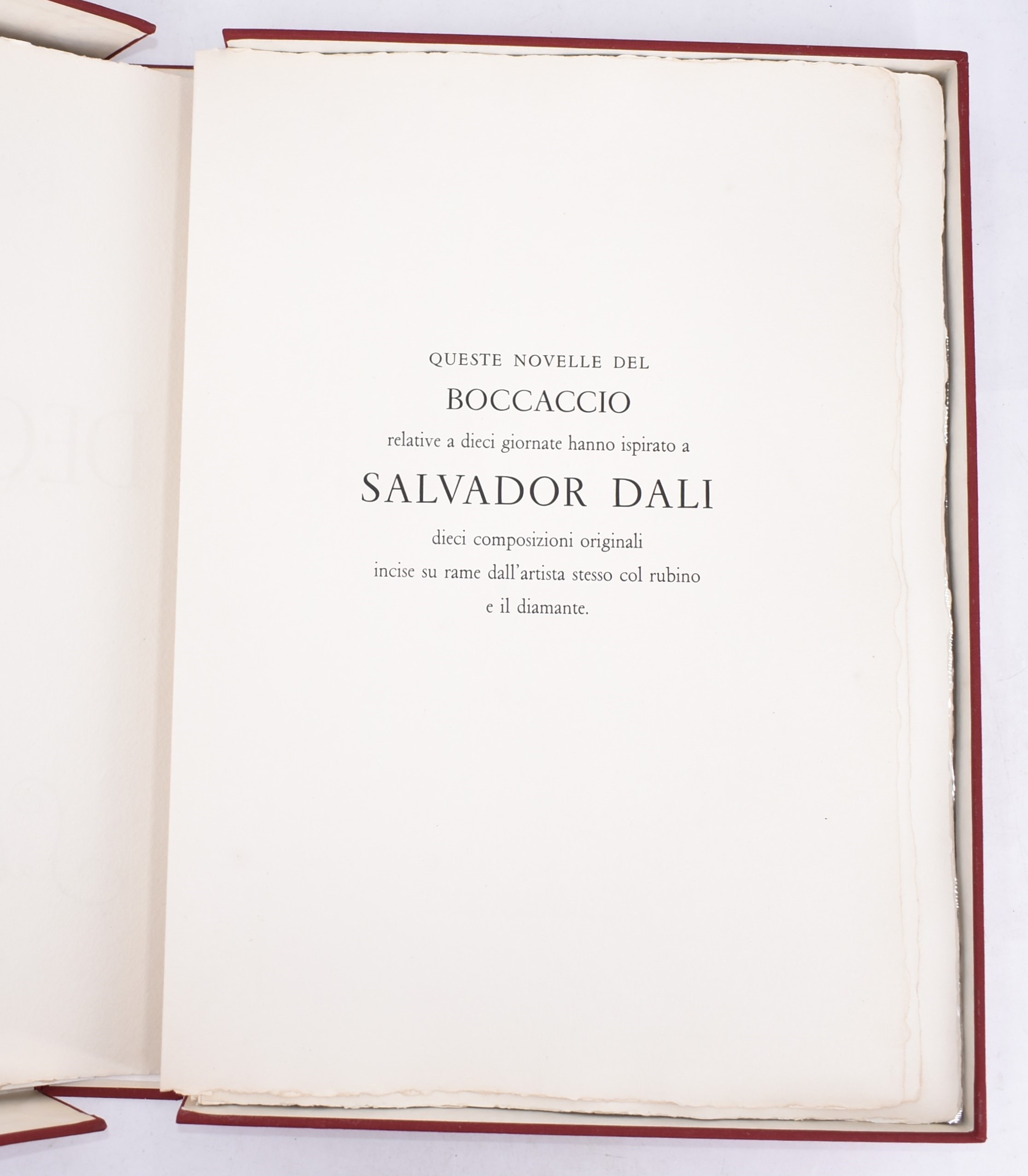 [libro D'artista] Dalì, Salvador & Boccaccio, Giovanni : "decameron" Paris, Michèle Broutta Et Pa...