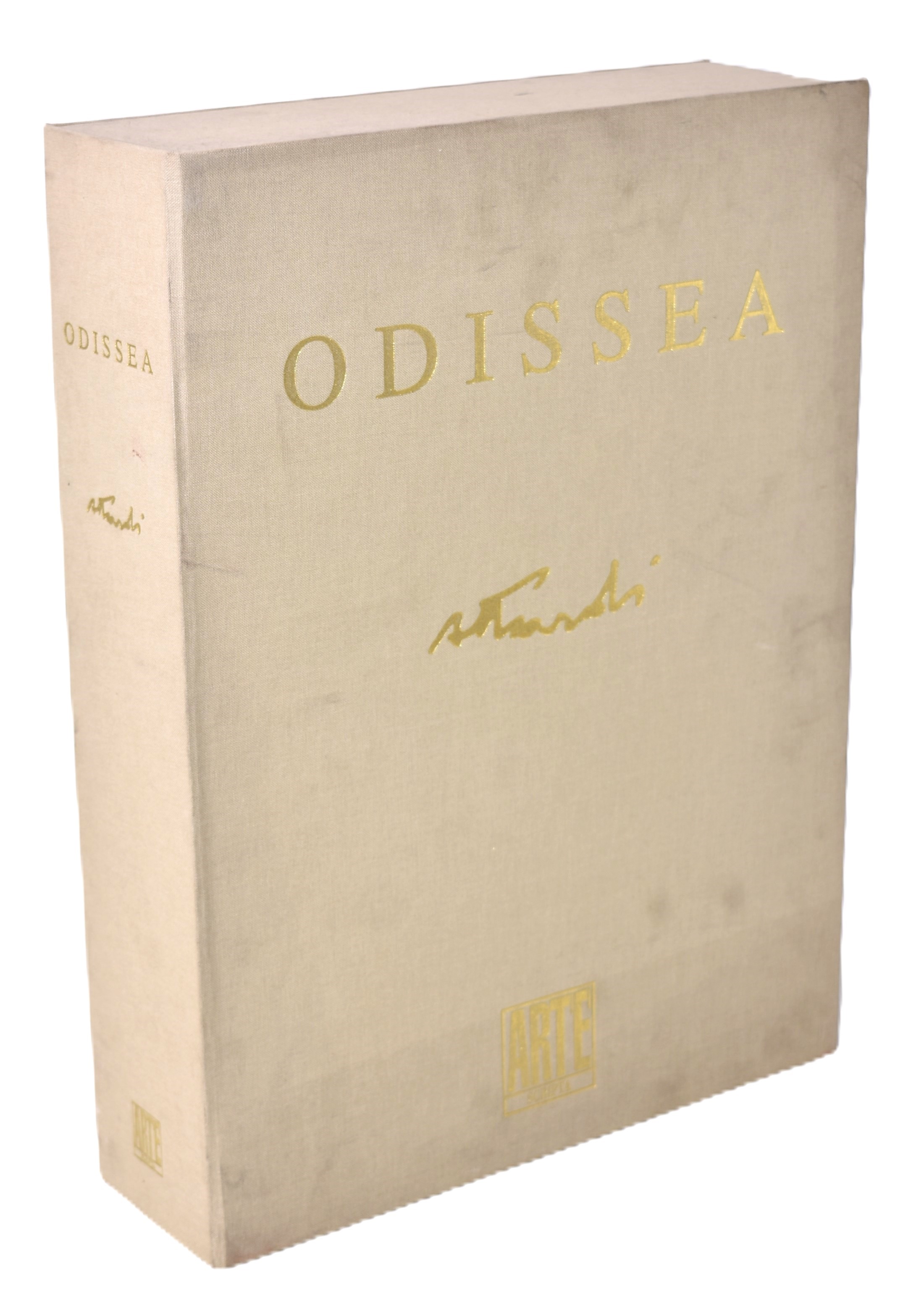 [libro D’artista] Omero : Odissea con Illustrazioni di Ugo Attardi. Edizione Limitata & Autografa...