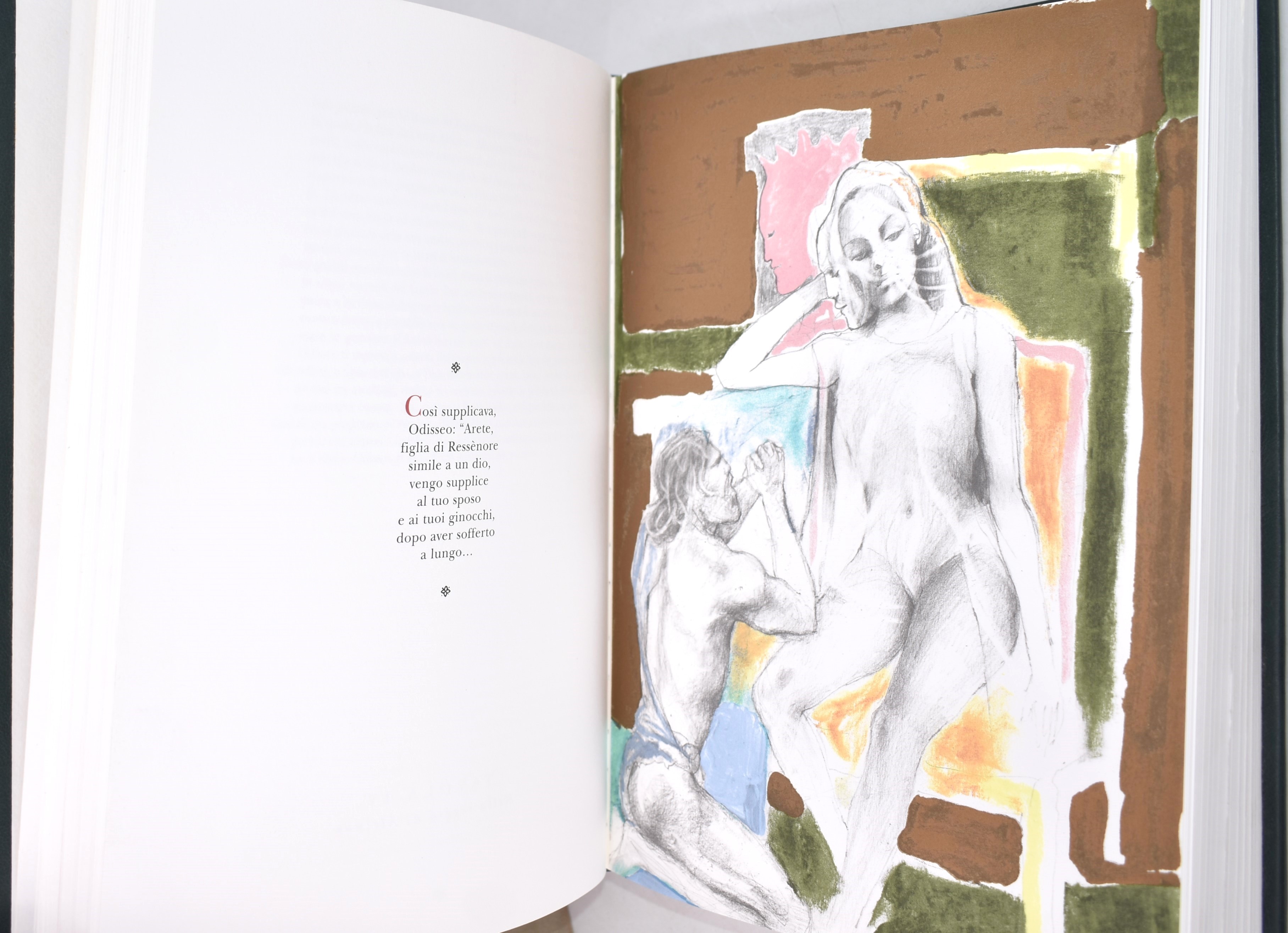 [libro D’artista] Omero : Odissea con Illustrazioni di Ugo Attardi. Edizione Limitata & Autografa...