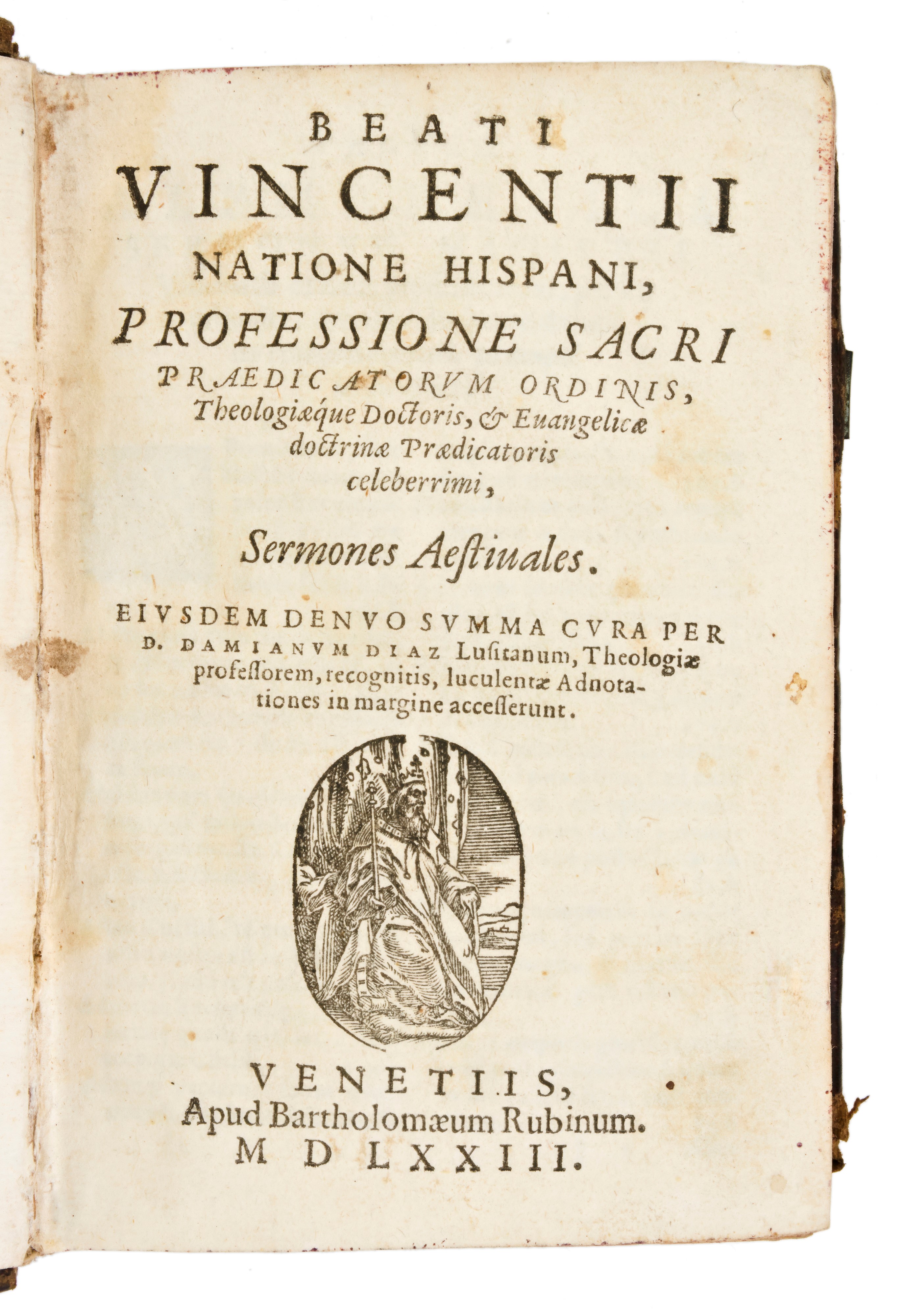 San Vincenzo Ferrreri : Beati Vincentii Natione Hispani... Sermones Hyemales[-aestivales]... Cura...
