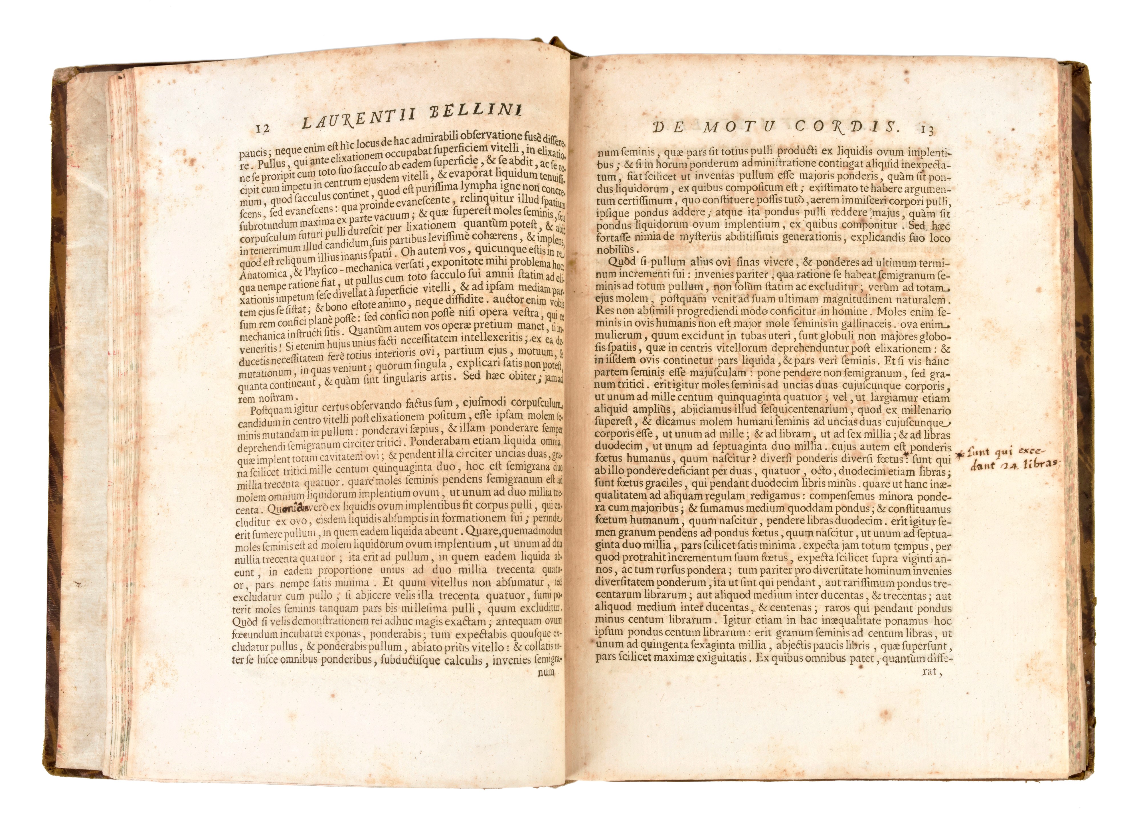 [Medicina] Bellini, Lorenzo : Laurentii Bellini Opuscula aliquot... Ex Nova Officina Stephani Gat...