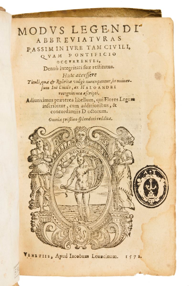 Modus Legendi Abbreuiaturas Passim in Iure Tam Ciuili, Quam Pontificio Occurrentes, Denuò Integri...