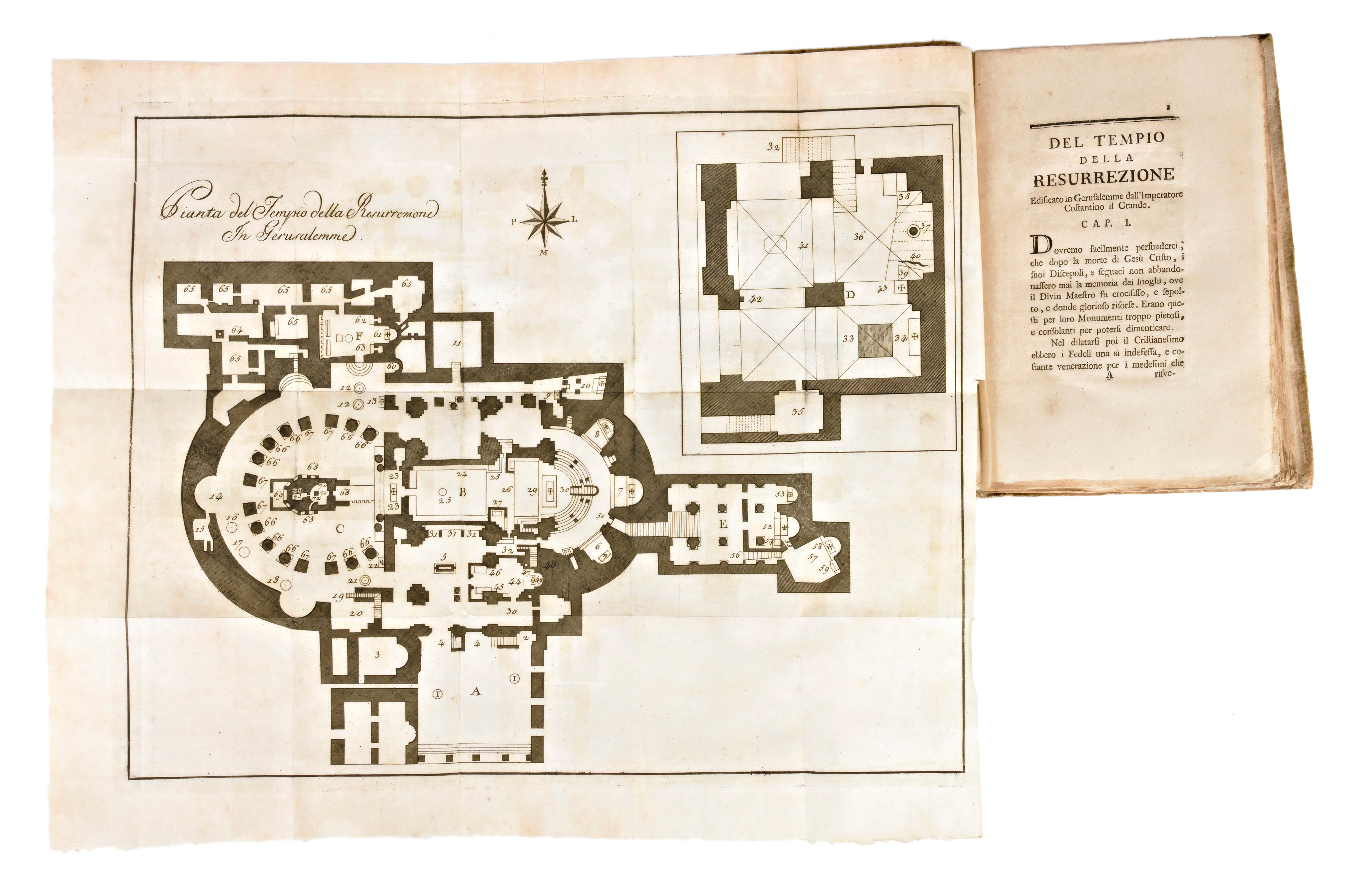 [archeologia/santo Sepolcro] Mariti, Giovanni : Istoria del Tempio della Resurrezione... Livorno,...