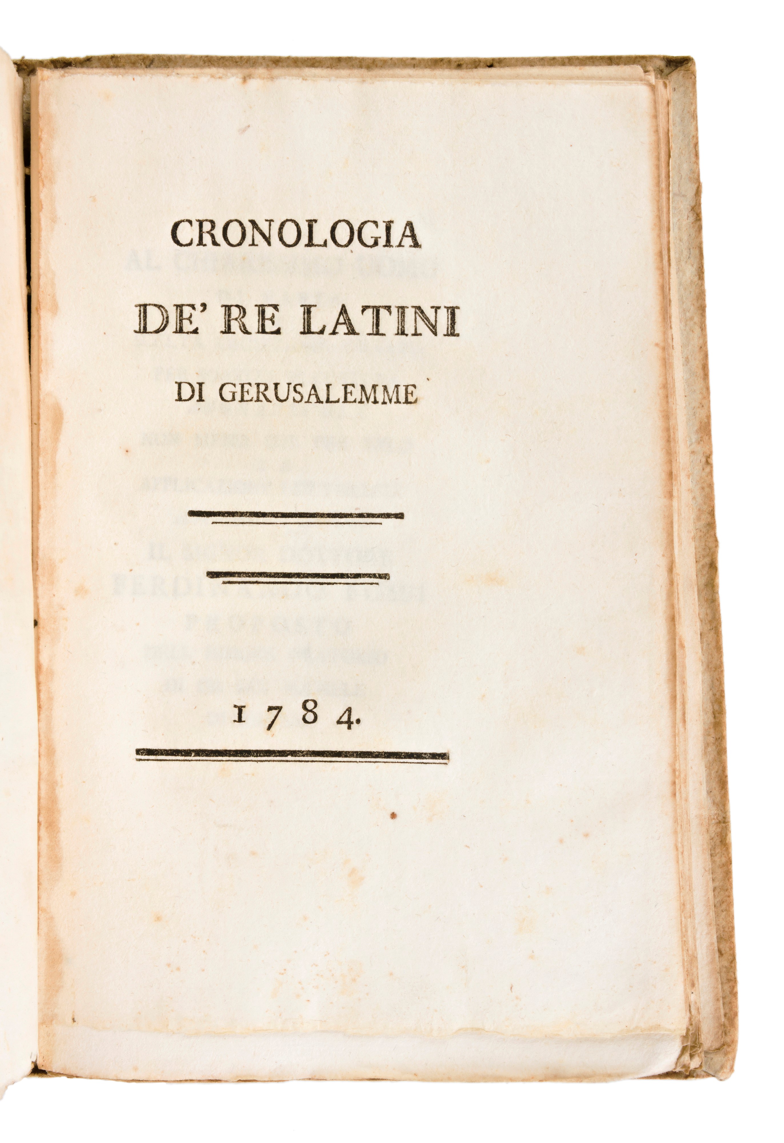 [archeologia/santo Sepolcro] Mariti, Giovanni : Istoria del Tempio della Resurrezione... Livorno,...