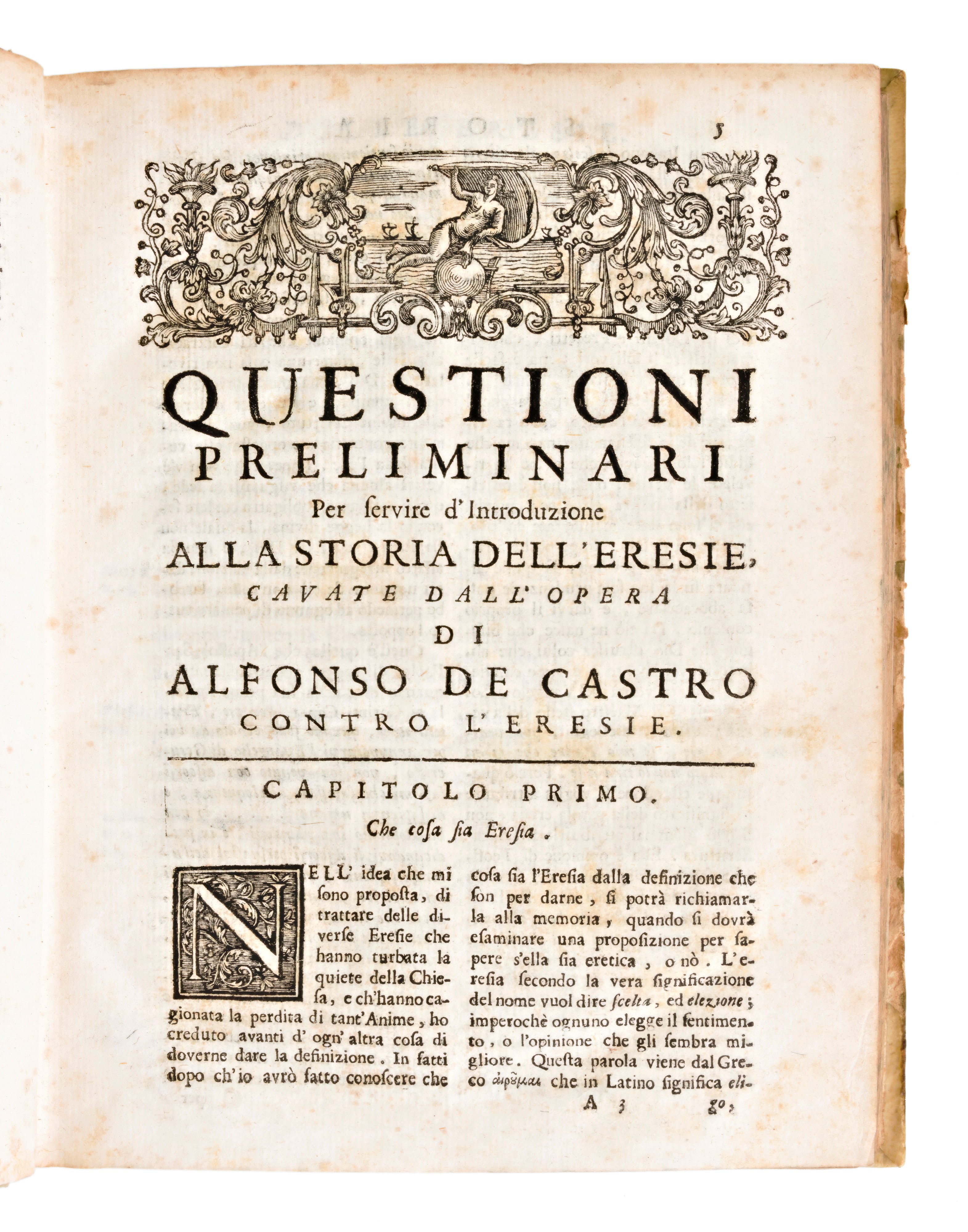 [eresia] 3 Opere : Jean Hermant, la Storia delle Eresie, Appresso Francesco Pitteri, 1735 / Prosp...