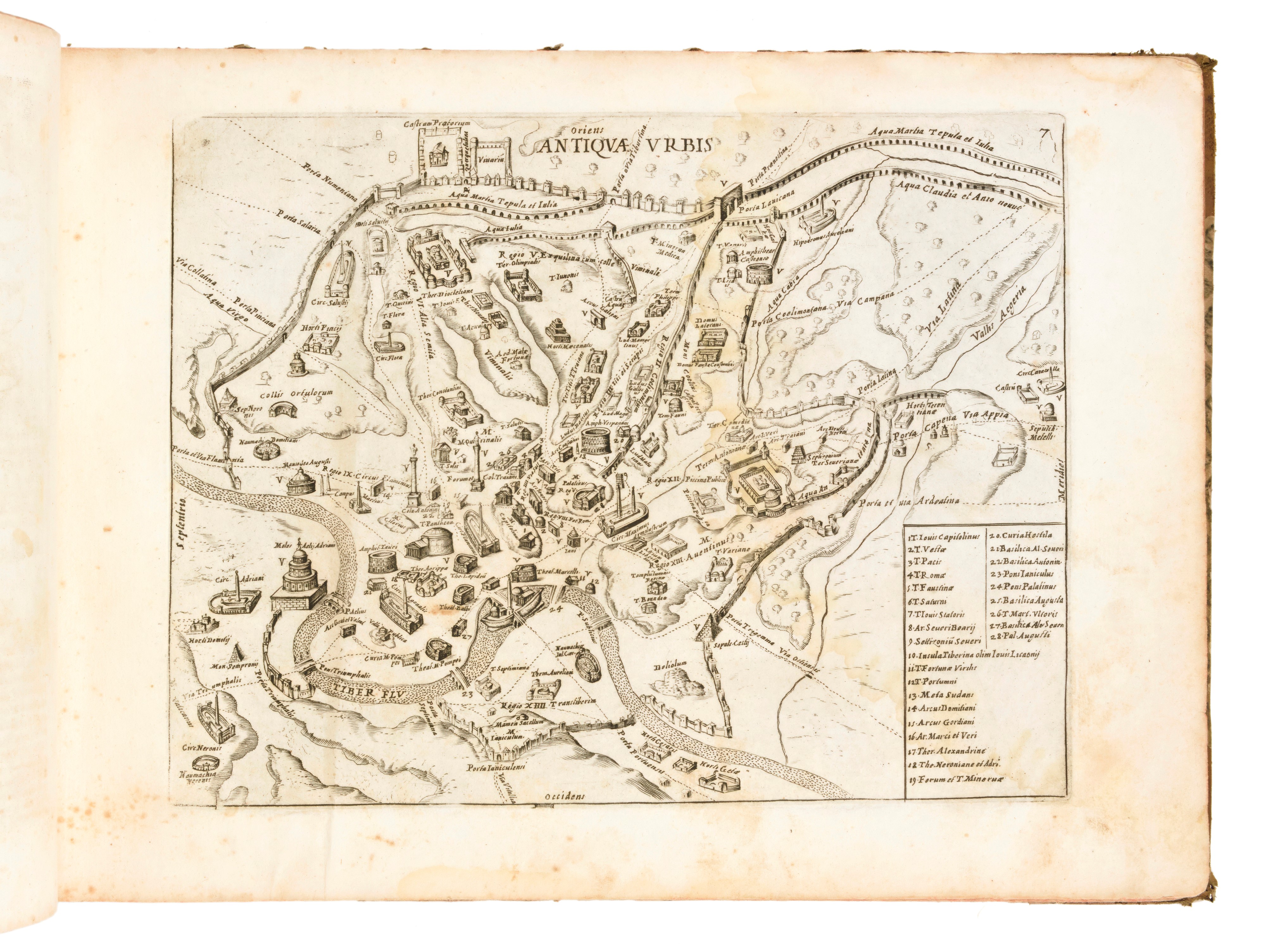 [roma] Lauro, Giacomo : Antiquae Urbis Splendor Hoc Est Praecipua Eiusdem Templa, Amphitheatra, T...