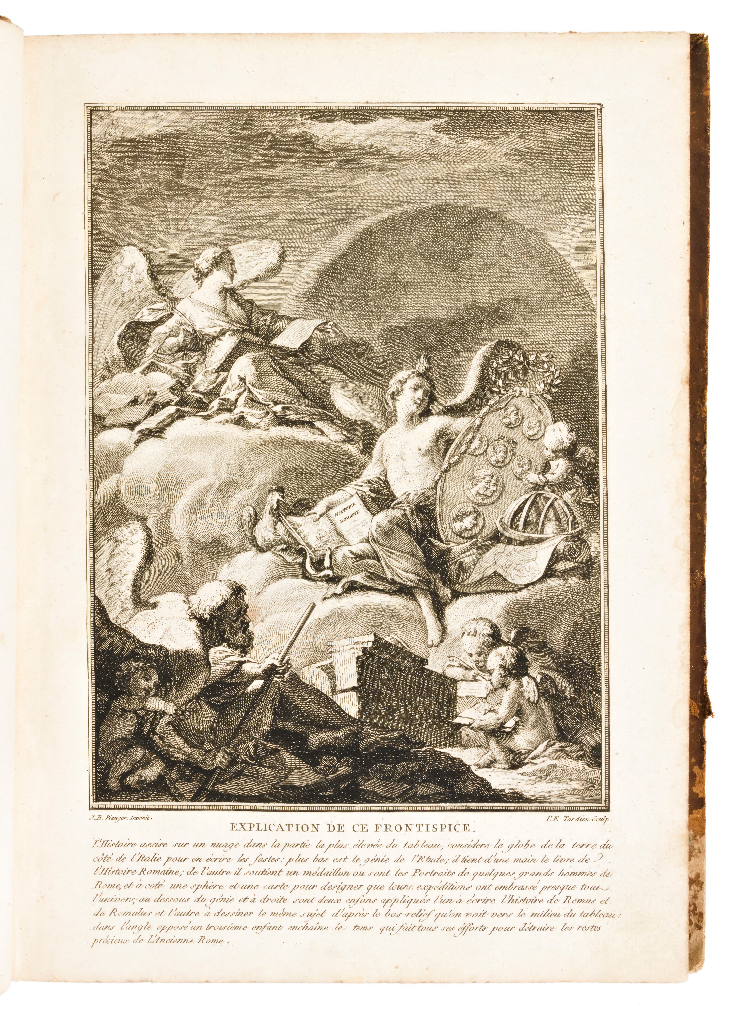 [roma] Millot, Claude François Xavier : Abrégé De L'histoire Romaine... a Paris : Chez Nyon... 17...