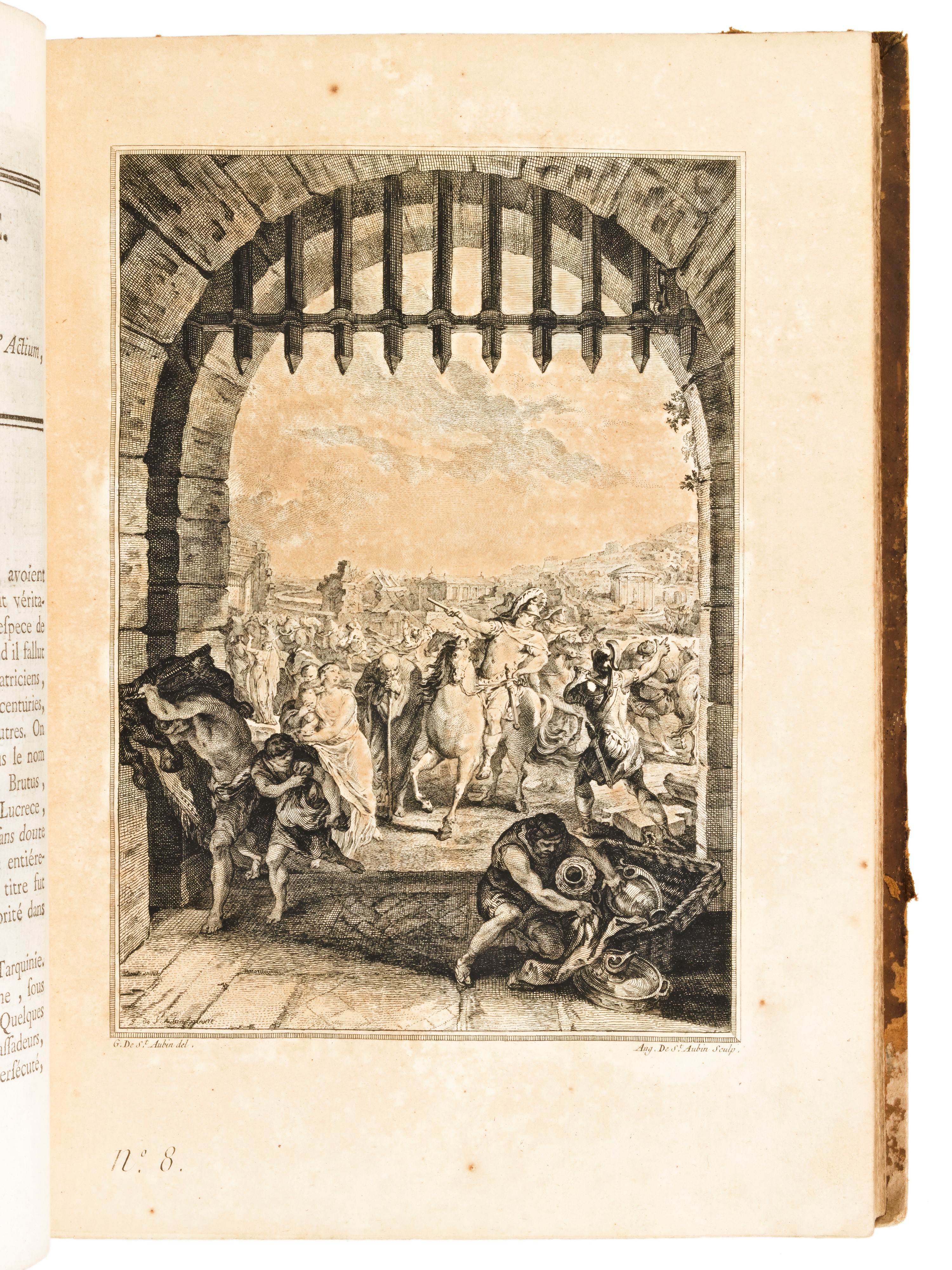 [roma] Millot, Claude François Xavier : Abrégé De L'histoire Romaine... a Paris : Chez Nyon... 17...