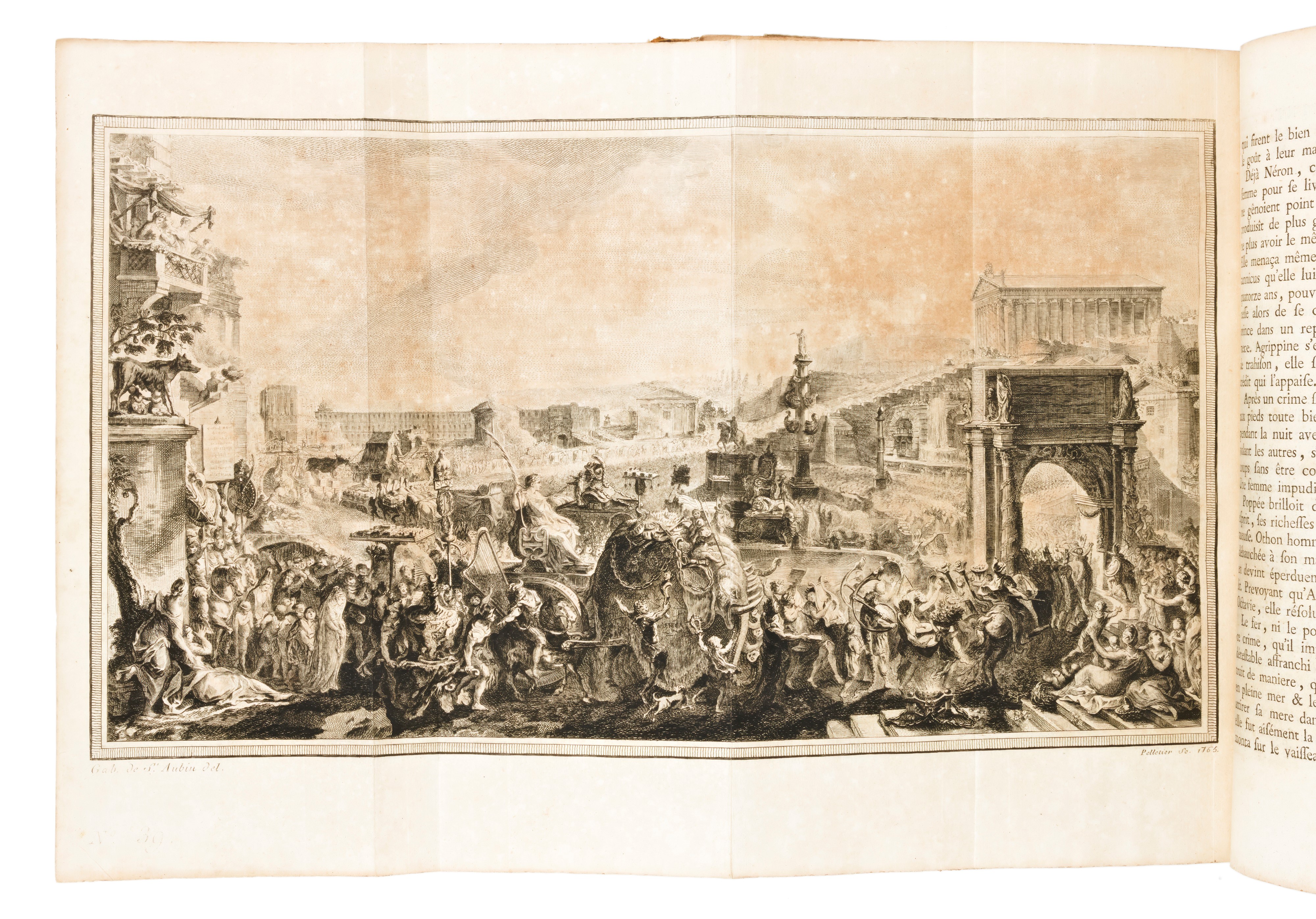 [ROMA] Millot, Claude François Xavier : Abrégé de l'histoire romaine... A Paris : chez Nyon... 17...