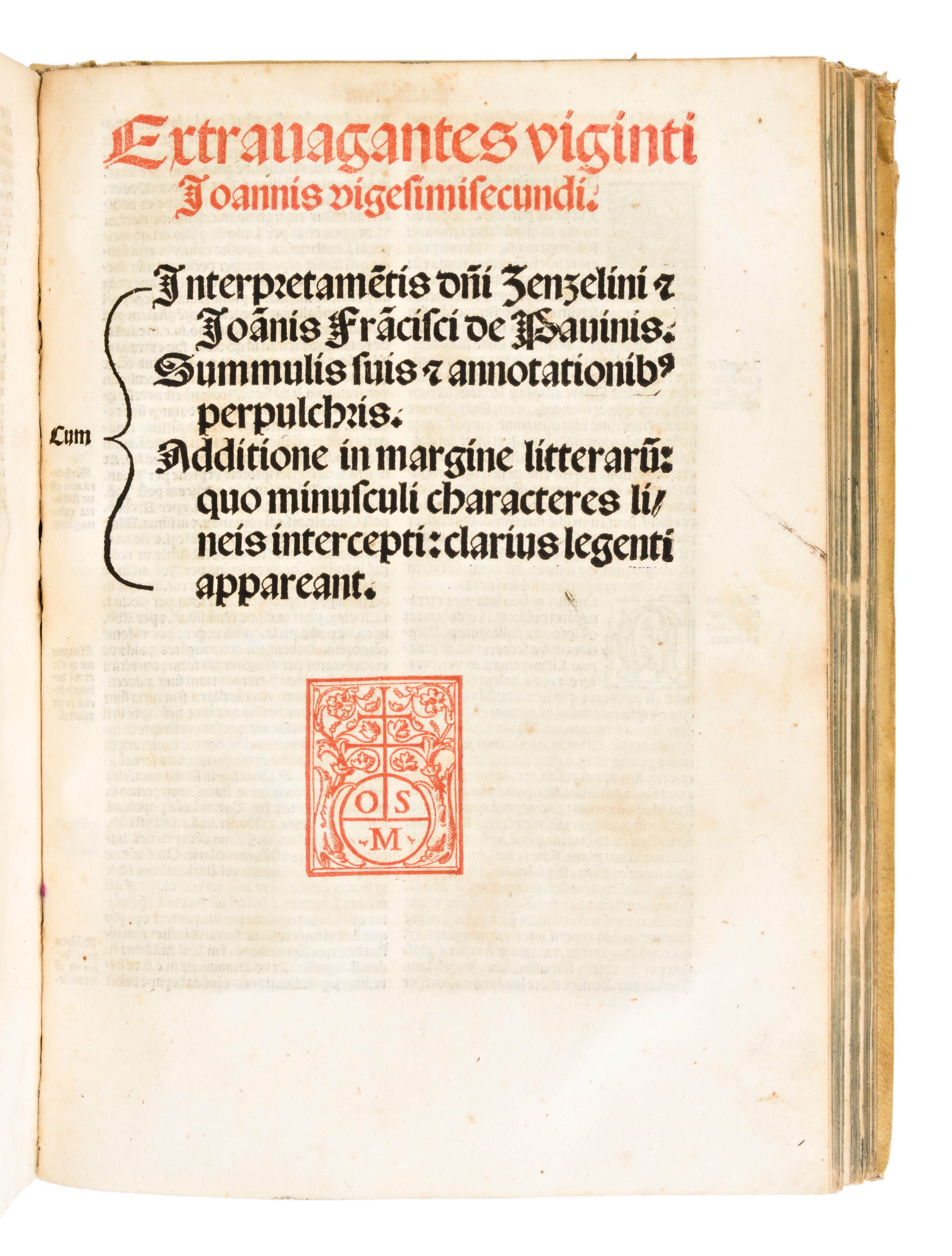 [diritto Canonico] Sextus Decretalium Liber a Bonifacio Octavo in Concilio Lugdunensi Editus... V...