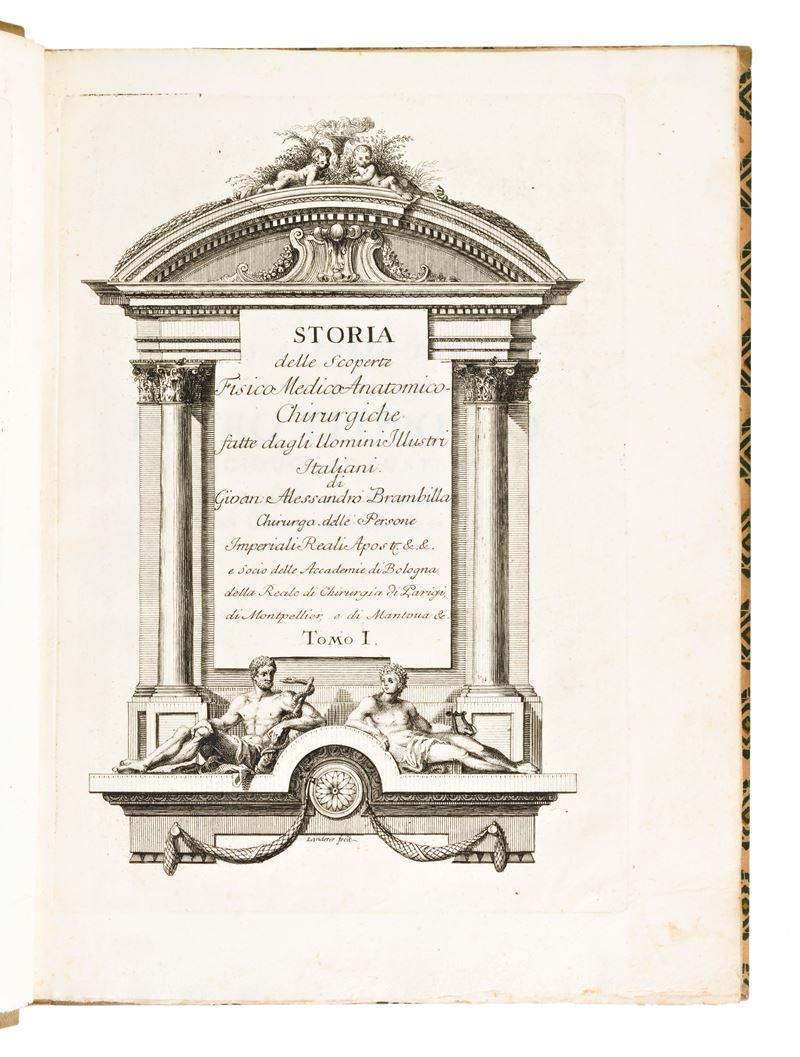 [medicina] Brambilla, Giovanni Alessandro : Storia delle Scoperte Fisico Medico-anatomico-chirurg...