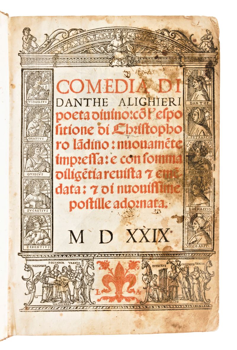 [divina Commedia] Alighieri, Dante : Comedia di Danthe Alighieri Poeta Divino: con L'espositione ...