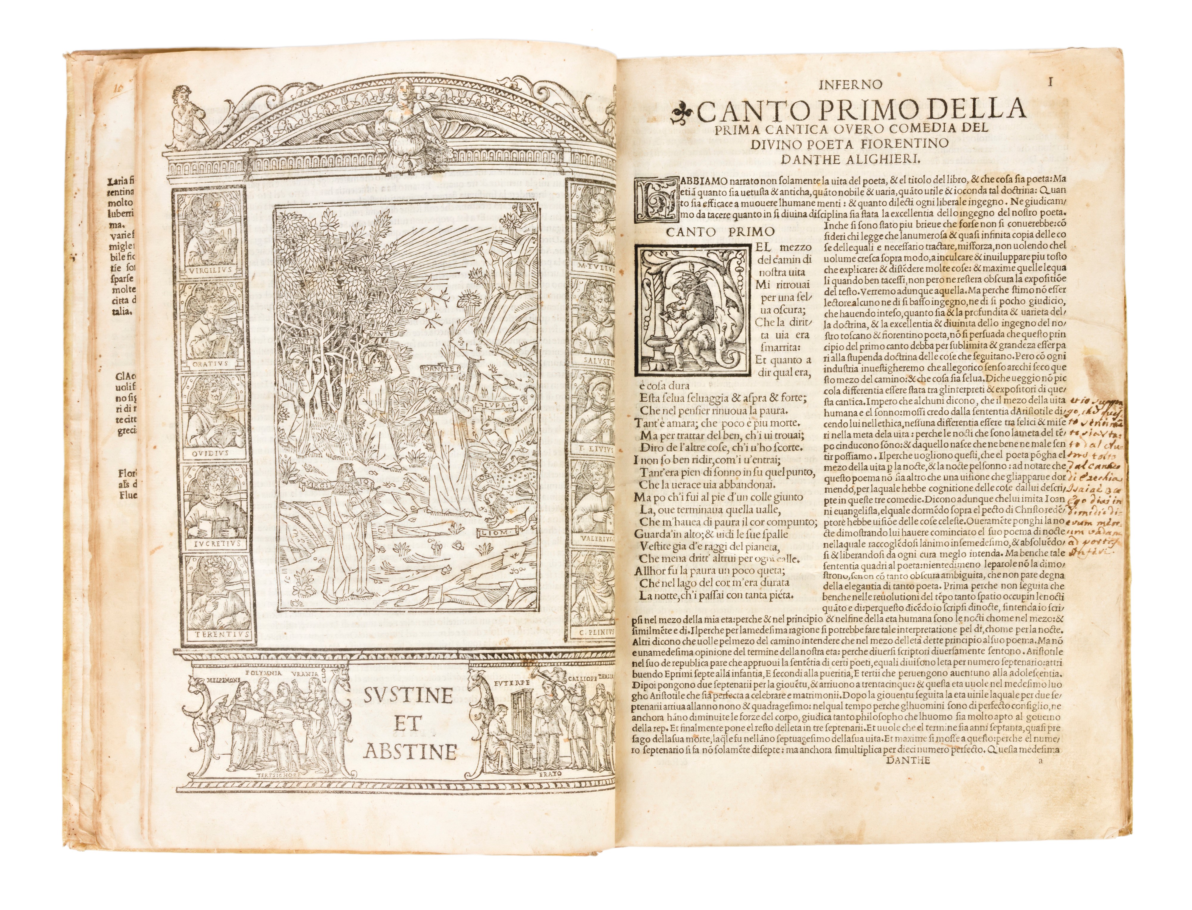 [divina Commedia] Alighieri, Dante : Comedia di Danthe Alighieri Poeta Divino: con L'espositione ...