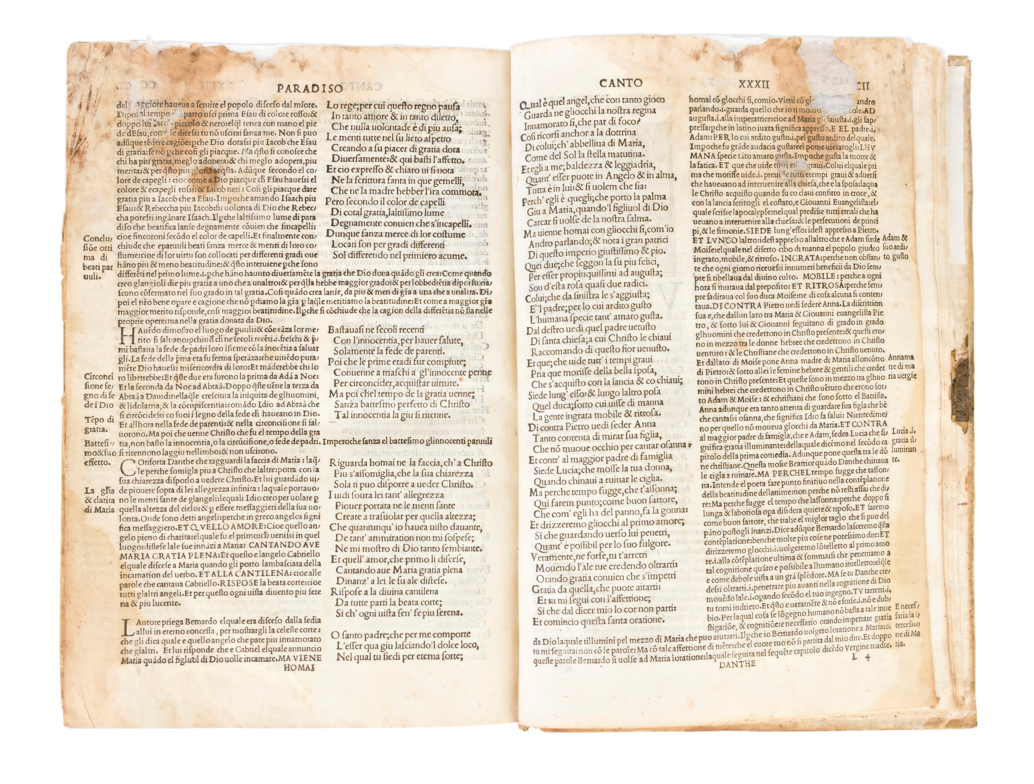 [divina Commedia] Alighieri, Dante : Comedia di Danthe Alighieri Poeta Divino: con L'espositione ...