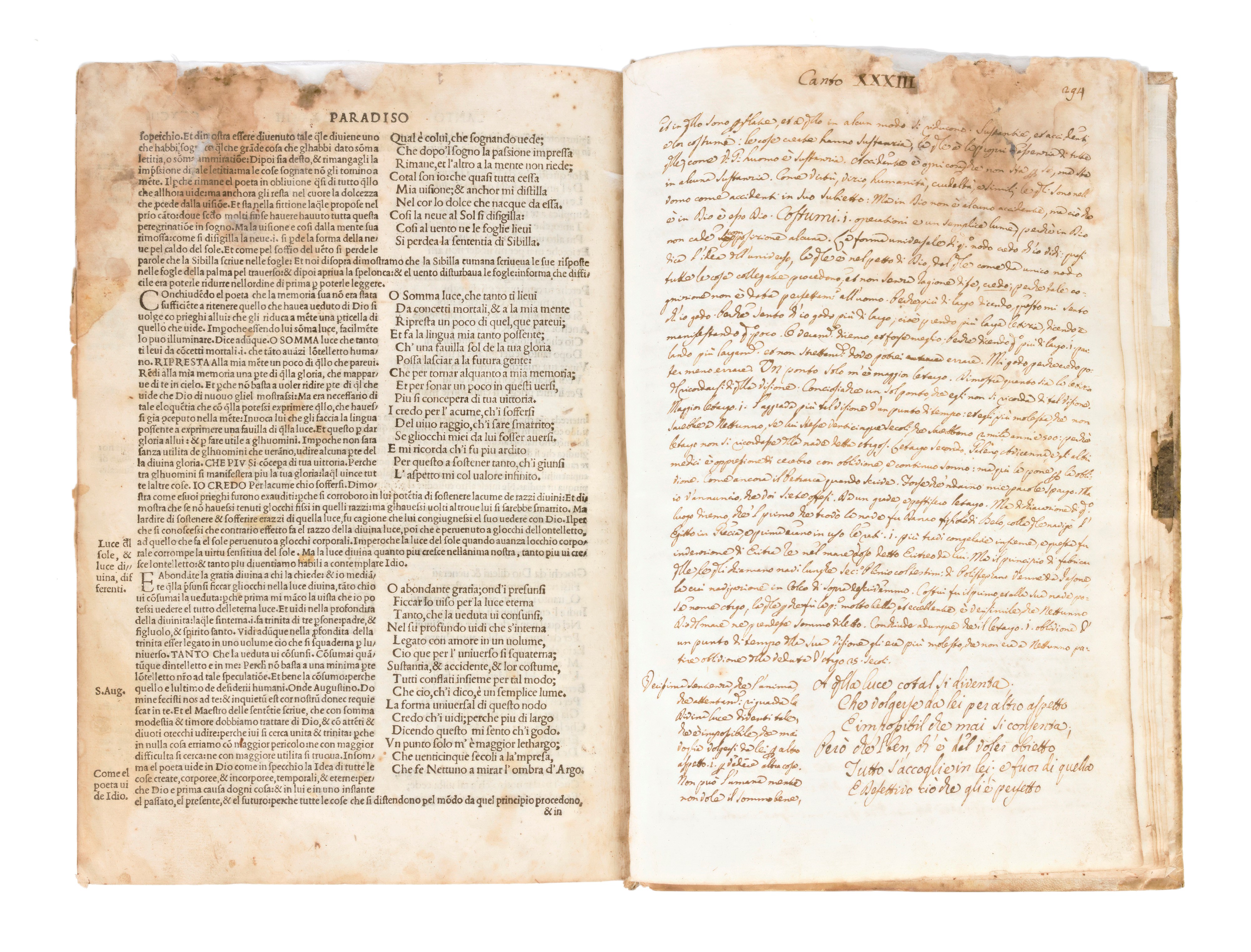 [divina Commedia] Alighieri, Dante : Comedia di Danthe Alighieri Poeta Divino: con L'espositione ...