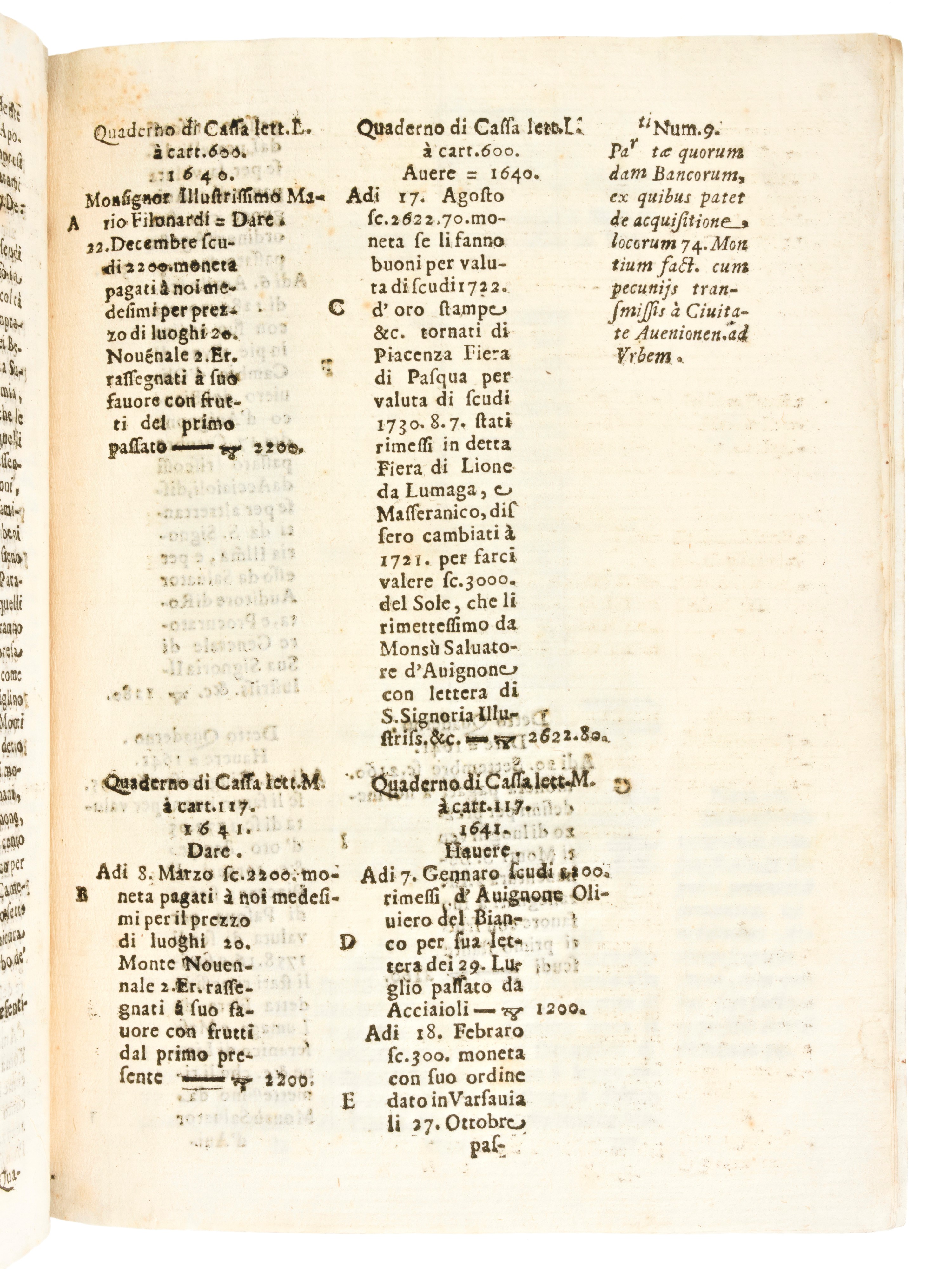 [ Beni Ecclesiastici ] Due Placchette Settecentesche in Carta Decorata Antica Breve Relazione del...