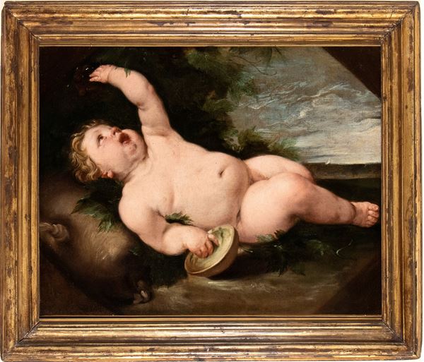 Carlo Cignani - Infant Bacchus