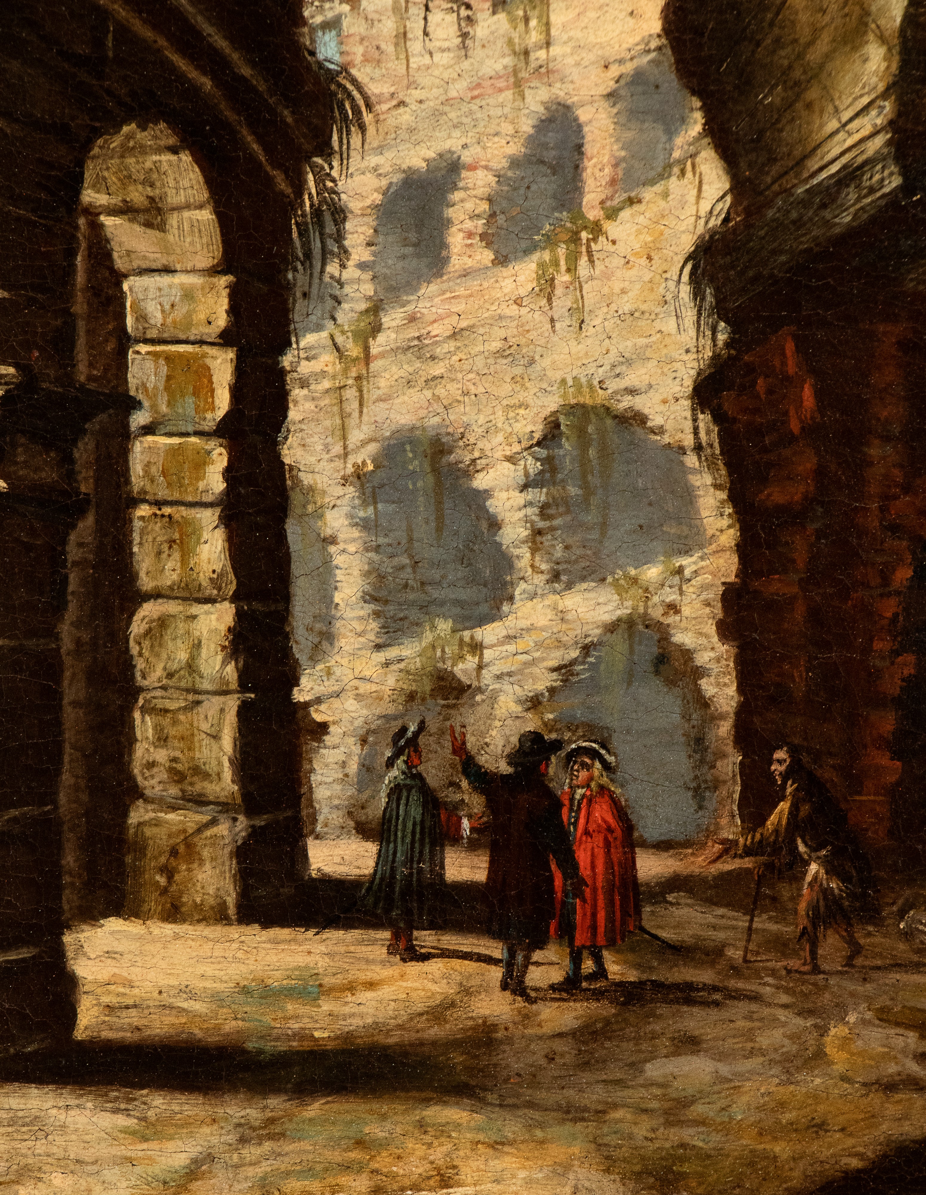 Alessio De Marchis - Veduta Dell'interno del Colosseo con Figure