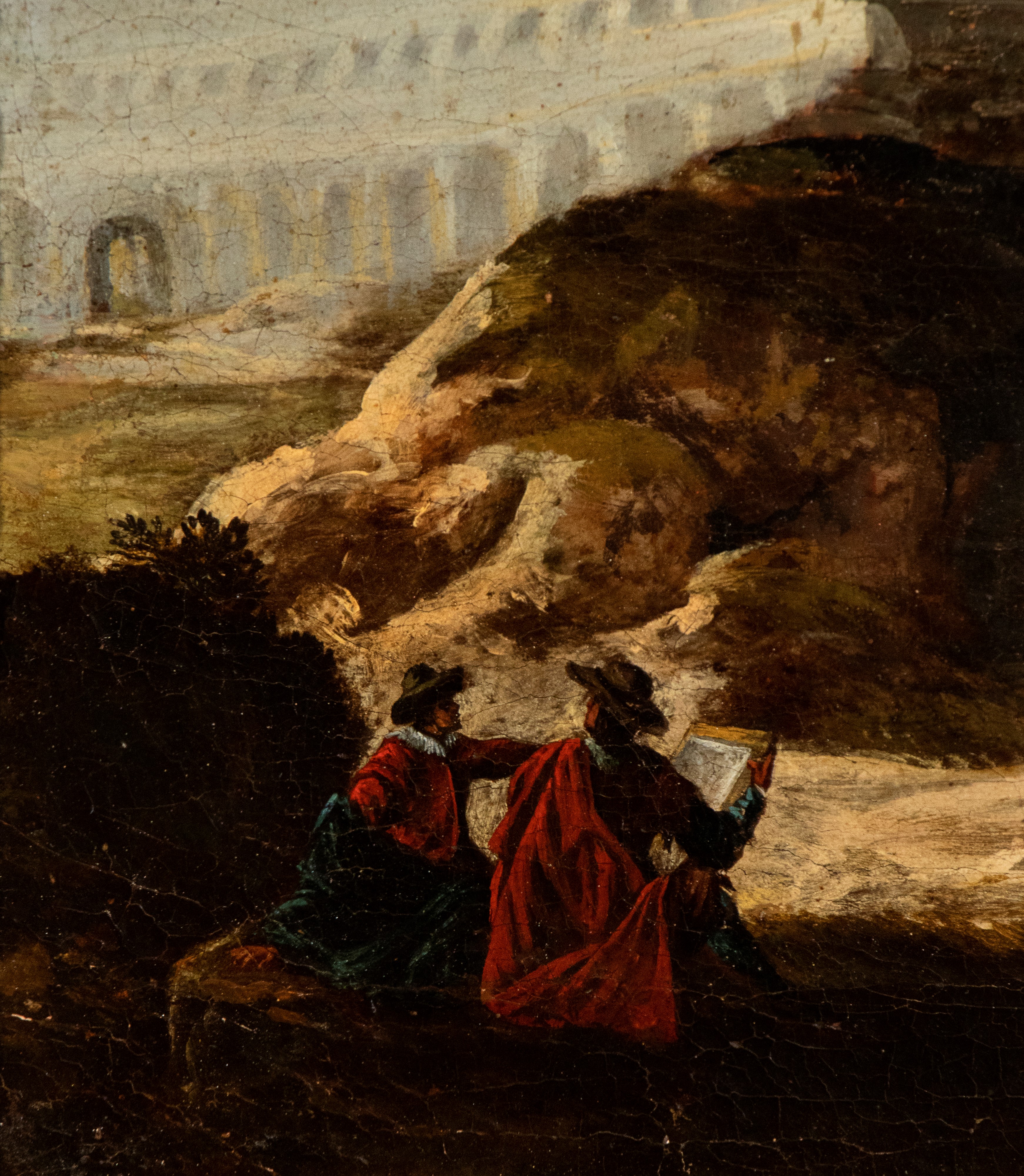 Alessio De Marchis - Veduta Dell'interno del Colosseo con Figure