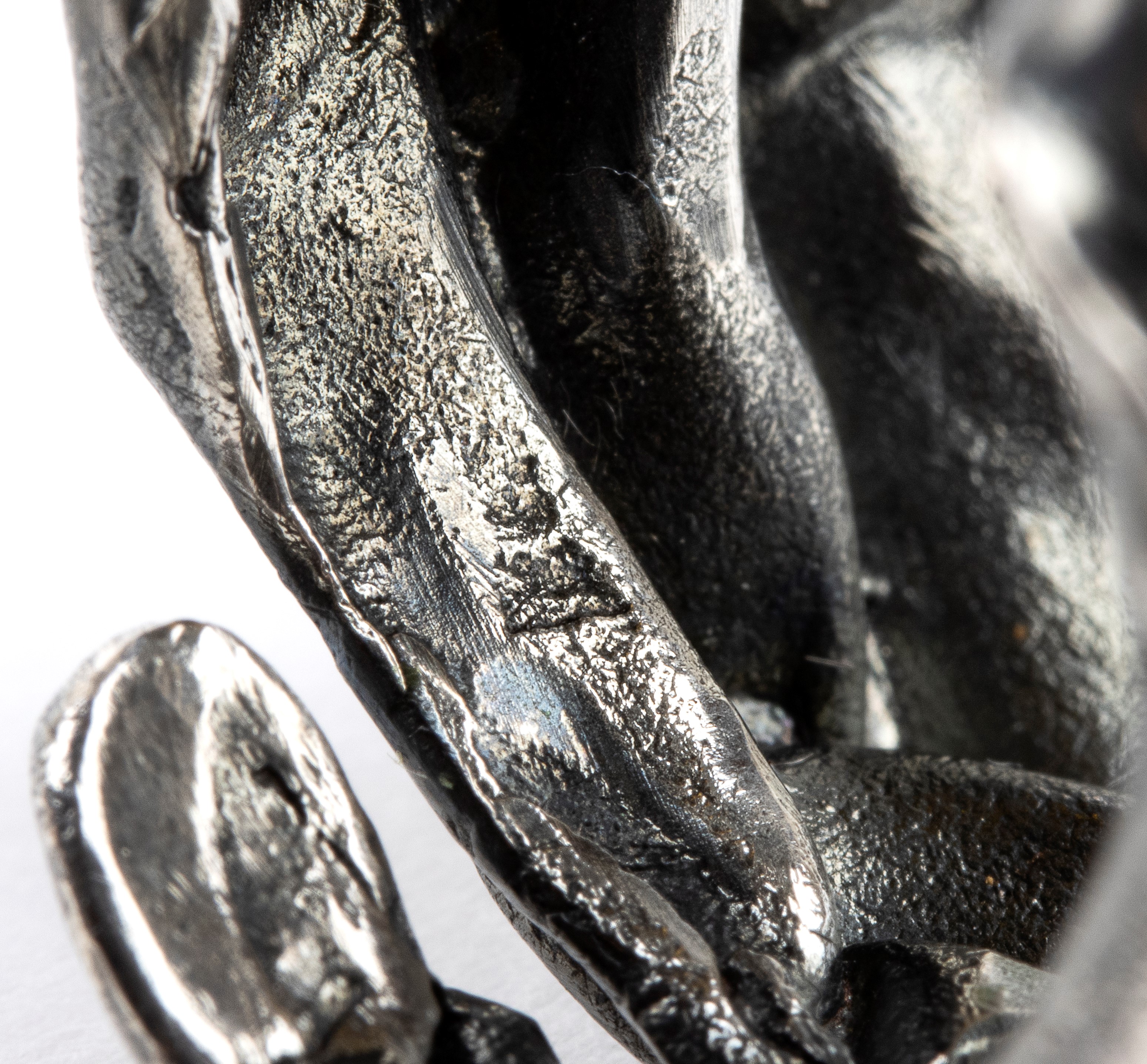 Anello in argento con diamanti