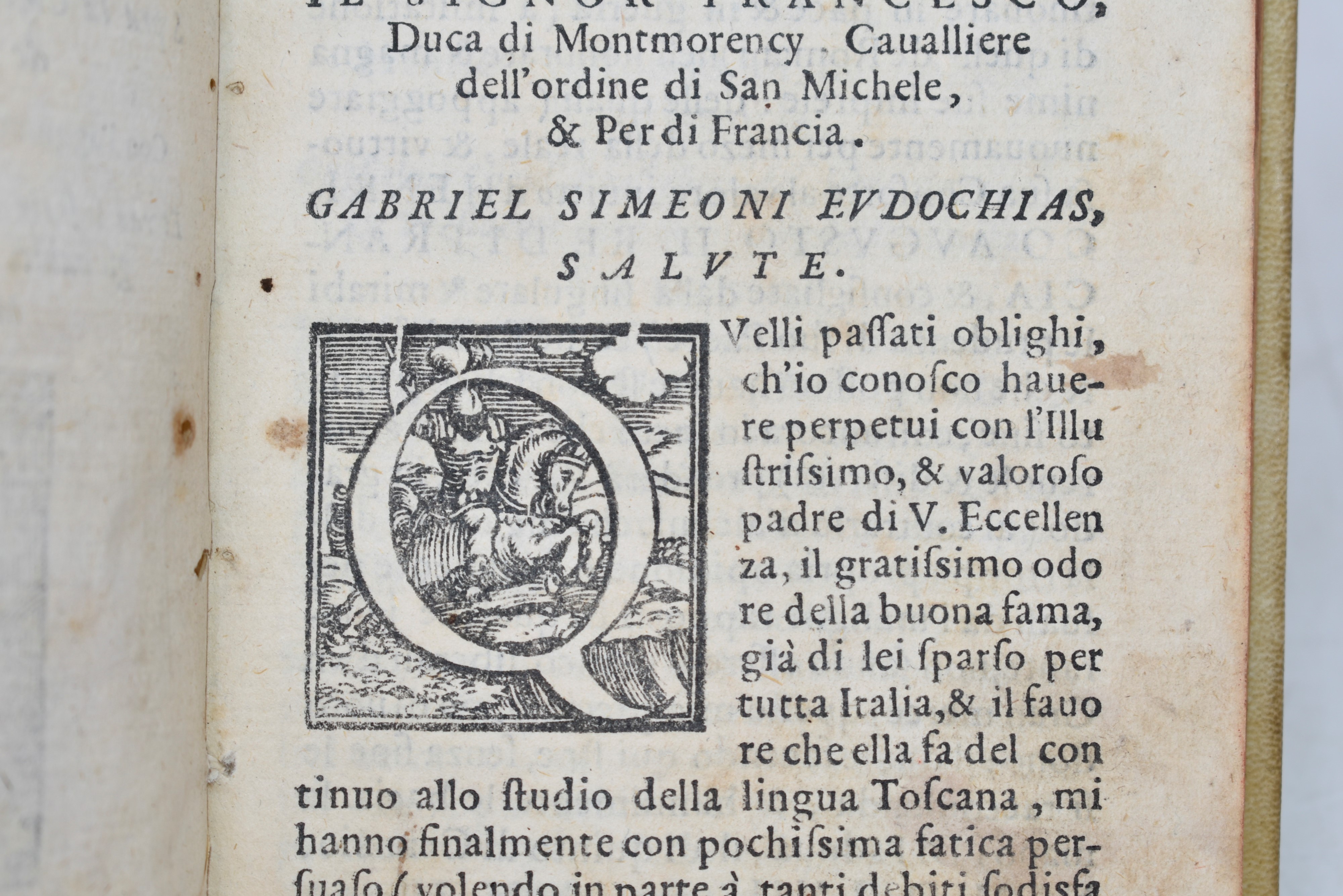 Du Choul, Guillaume : DISCORSO DEL S. GUGLIELMO CHOUL GENTILHUOMO LIONESE, CONSIGLIERO DEL RE, & ...